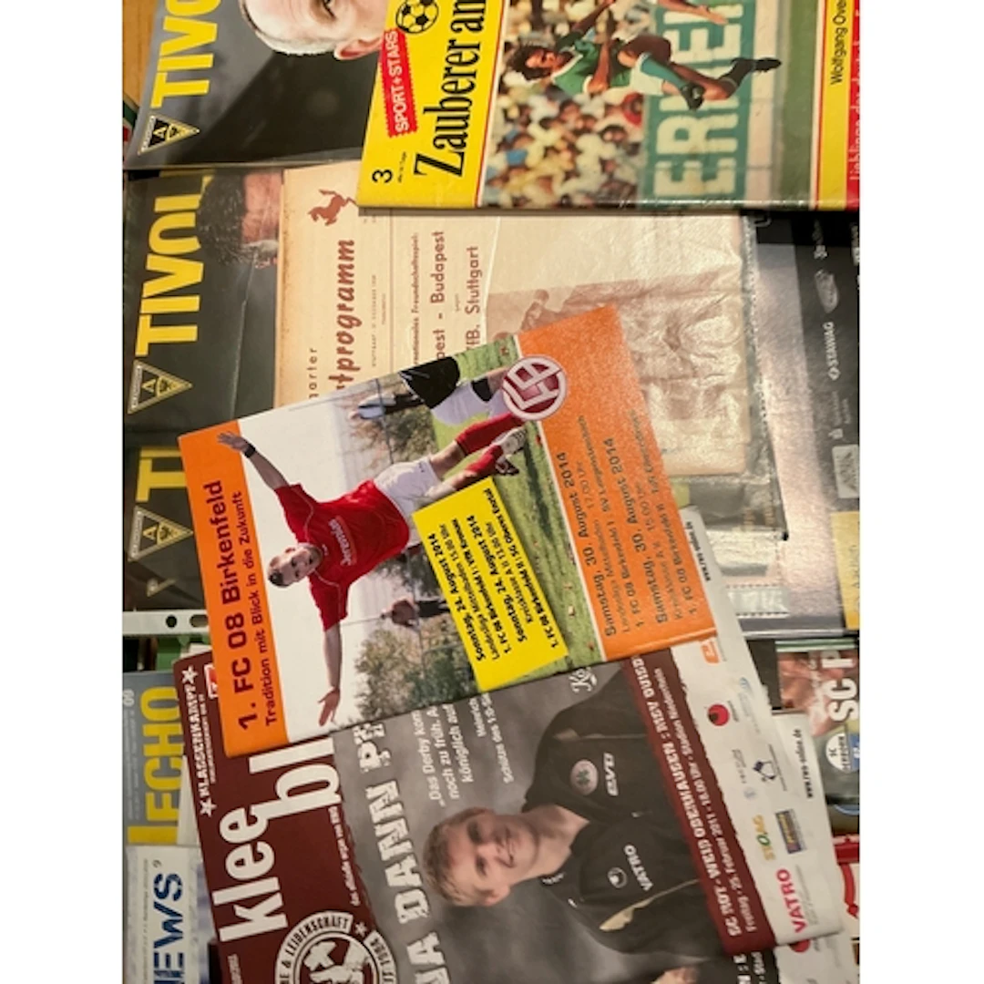 European Club Football Programmes: Wide range of clubs mainl...