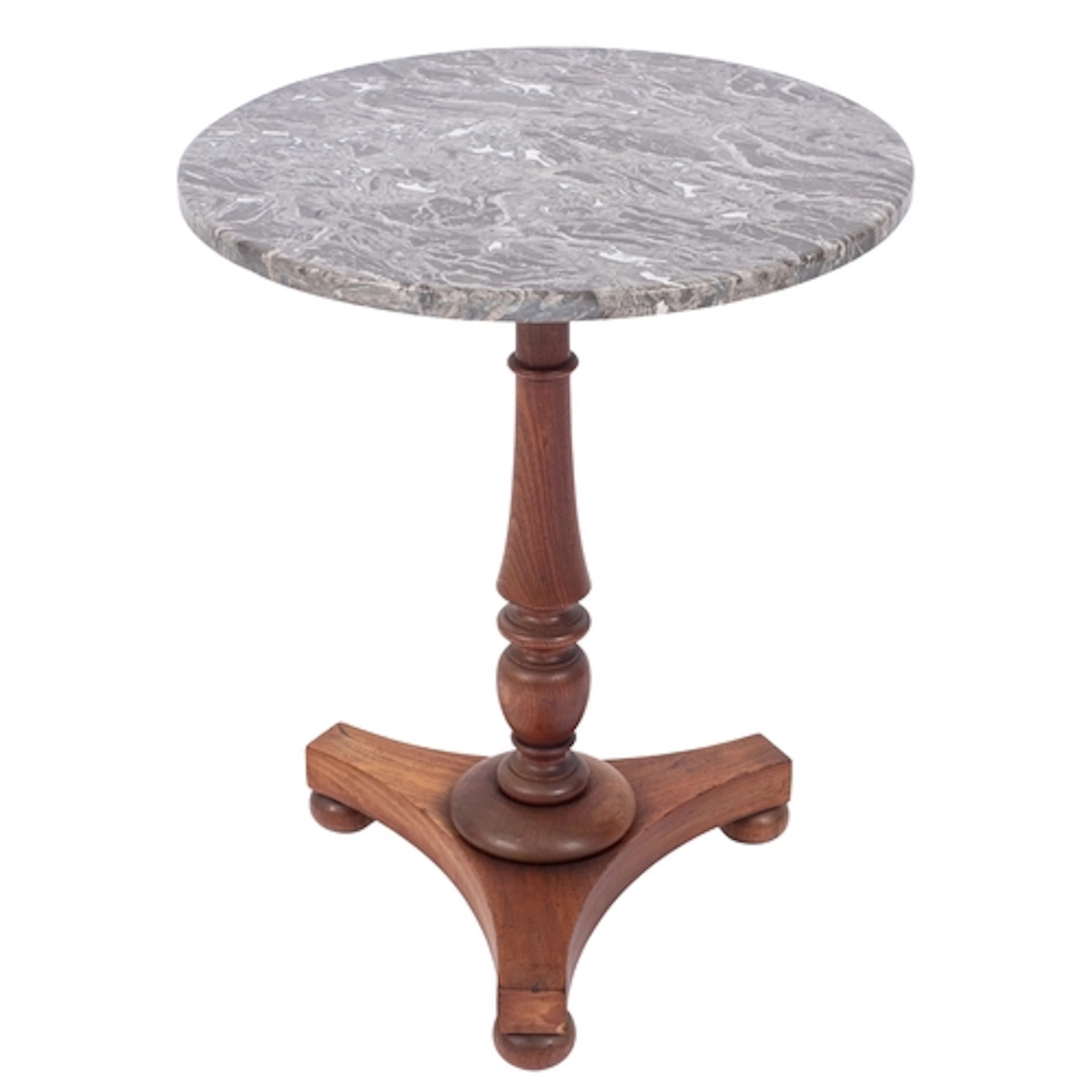 A Regency grey marble-topped mahogany occasional table, earl...