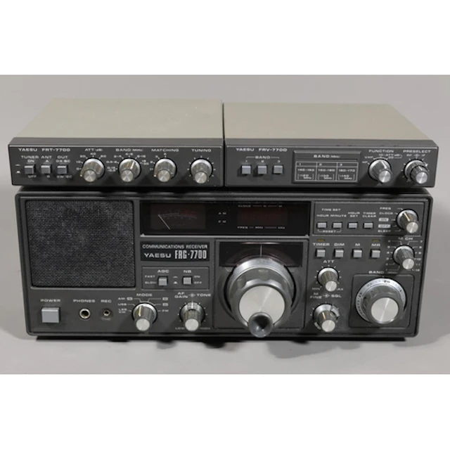 Yaesu Antenna tuner FRT-7700 x2 and a Yaesu boxed Communicat...