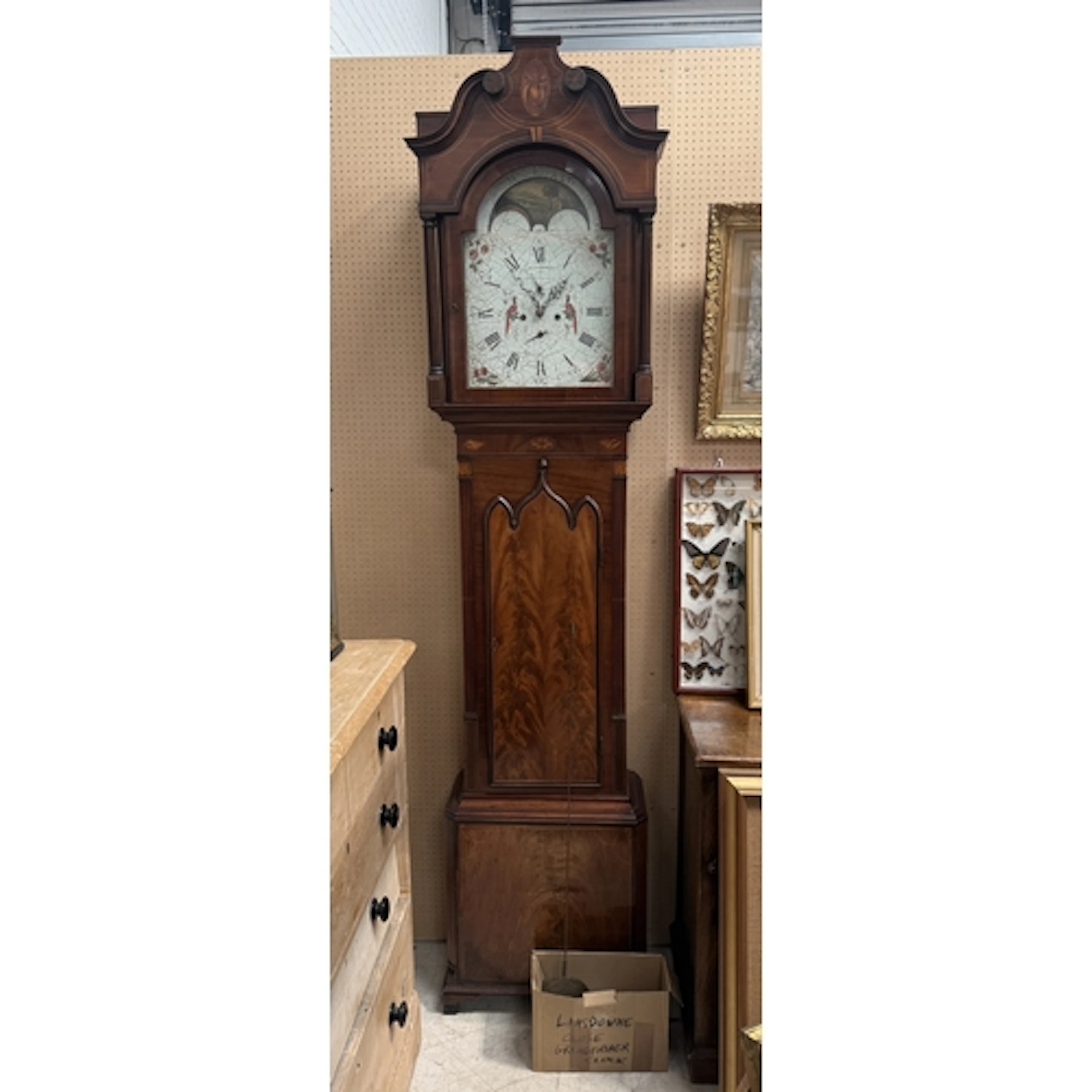 EDWARD STEPHEN, MANCHESTER: A GEORGE III MAHOGANY AND INLAID...