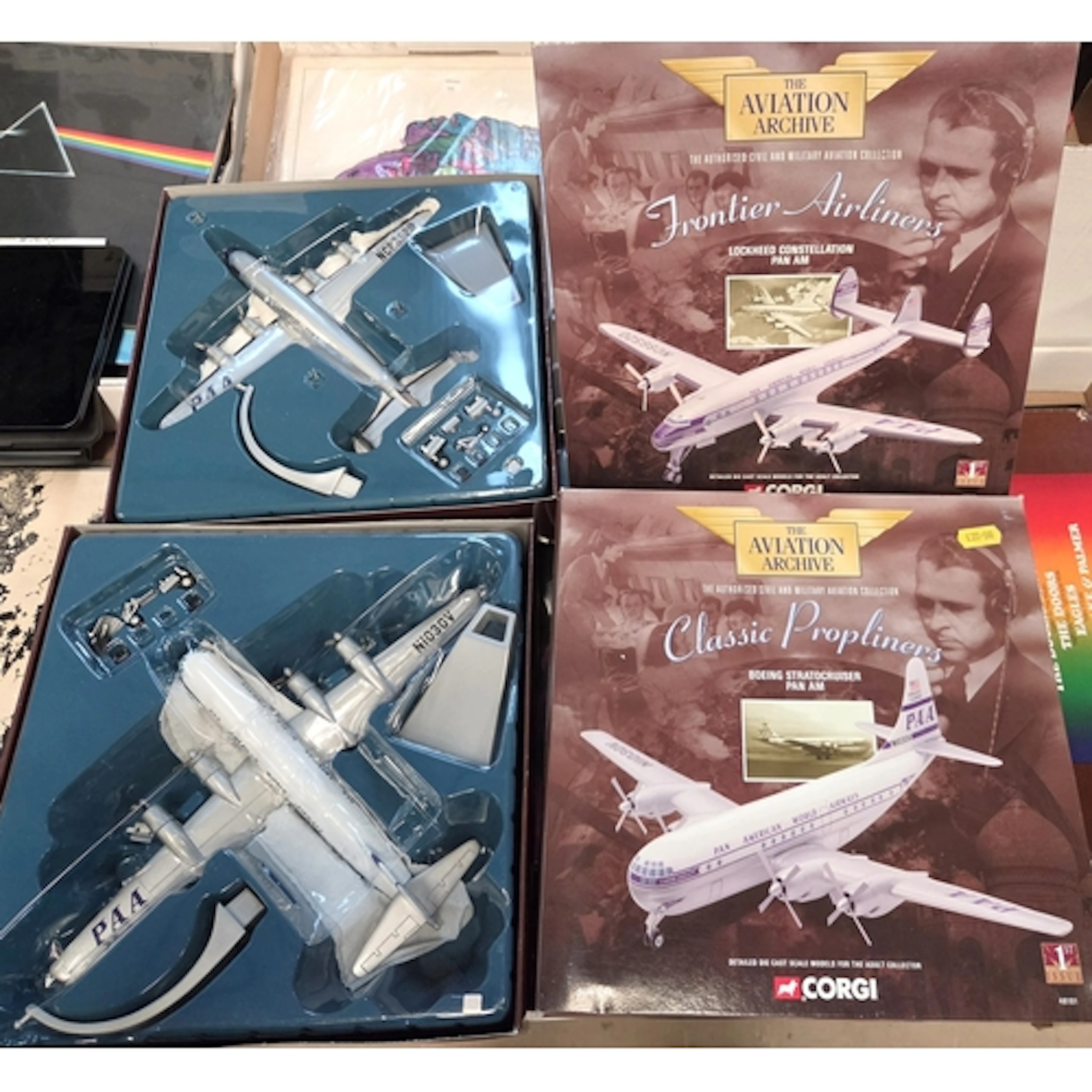 Corgi: The Aviation Archive - two 1:144 scale prop liners.