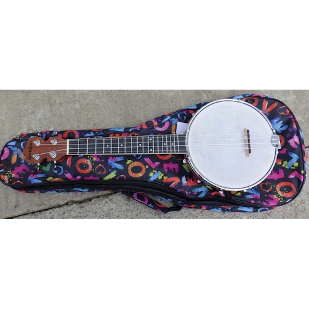 An Ammoon uke banjo, excellent tone, ready to play, excellen...