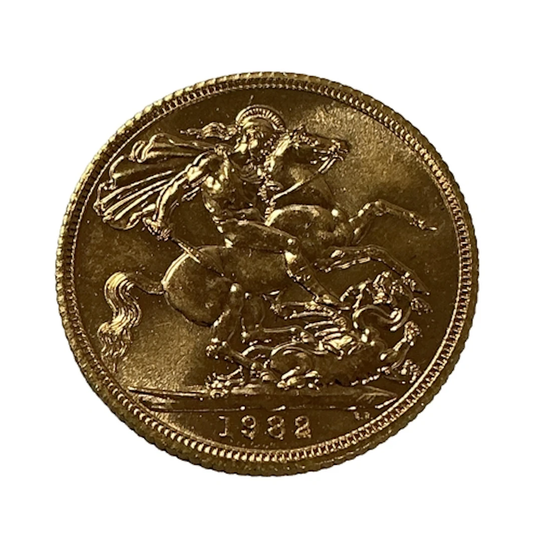 1982 QEII Gold Sovereign.