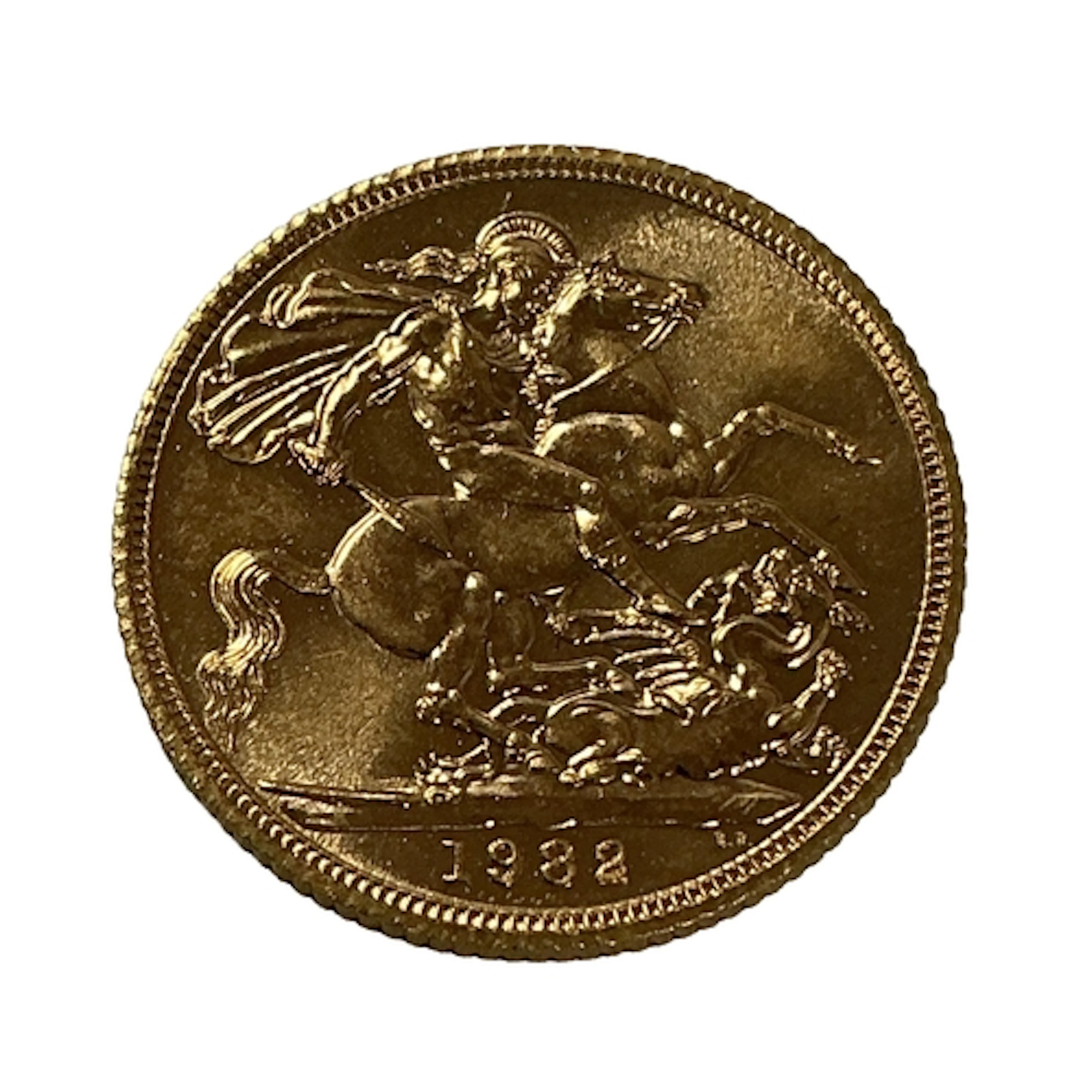 1982 QEII Gold Sovereign.