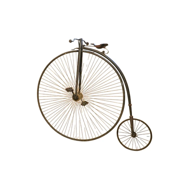 An Ordinary bicycle (Penny Farthing), circa 1880, wrought ir...