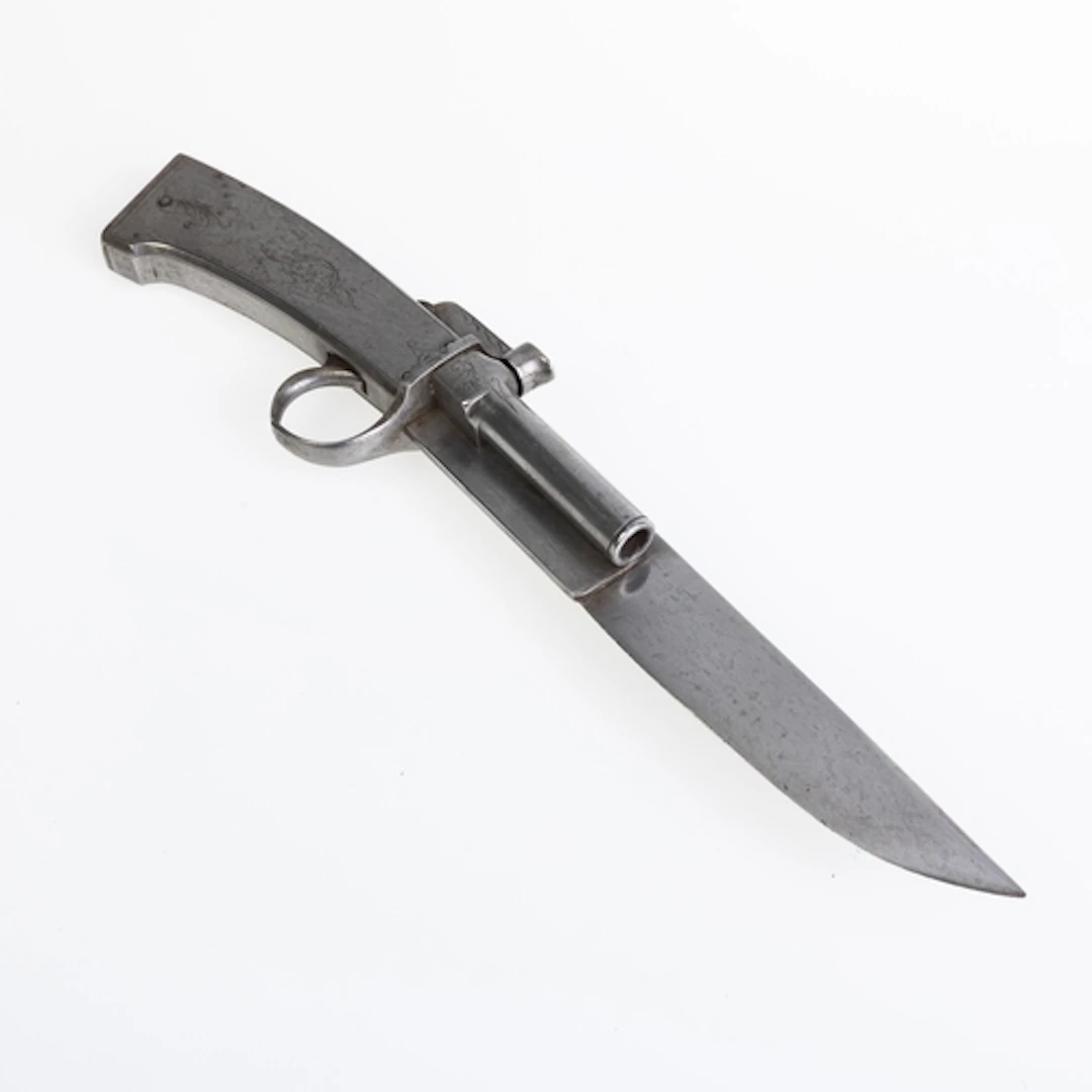 UNUSUAL ALL STEEL BAR HAMMER PISTOL DAGGER. Unusual all stee...