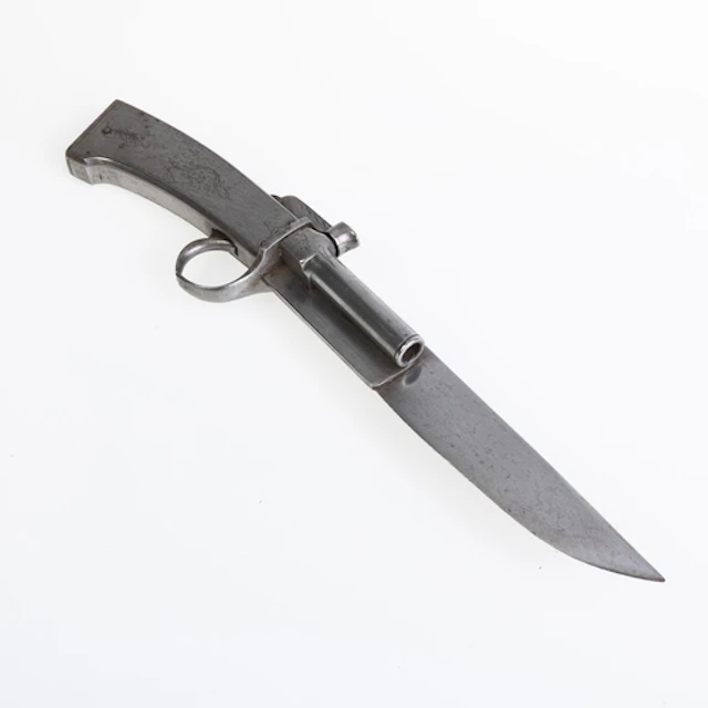 UNUSUAL ALL STEEL BAR HAMMER PISTOL DAGGER. Unusual all stee...
