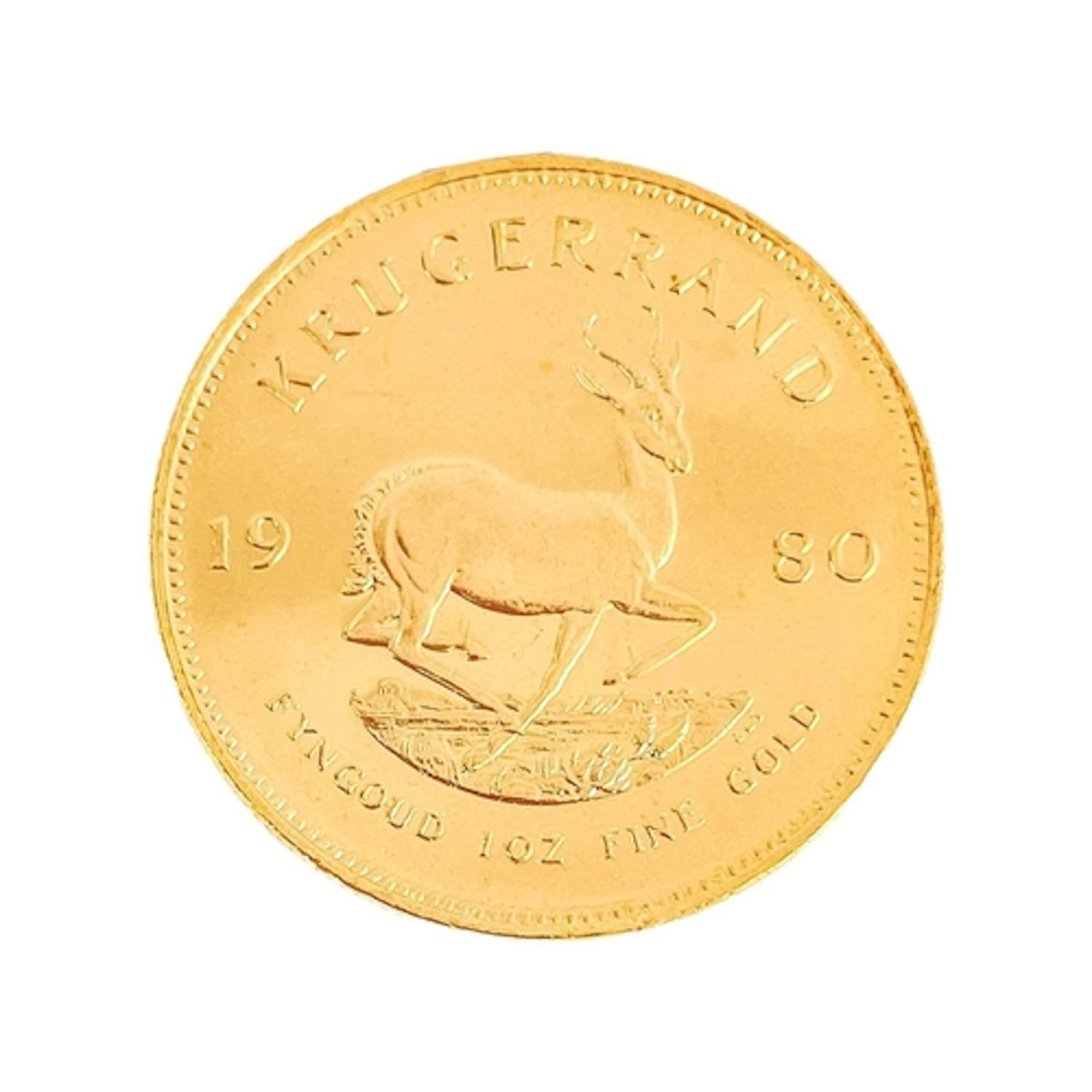 1980 Gold full Krugerrand. 1980 Gold full krugerrand in ef c...