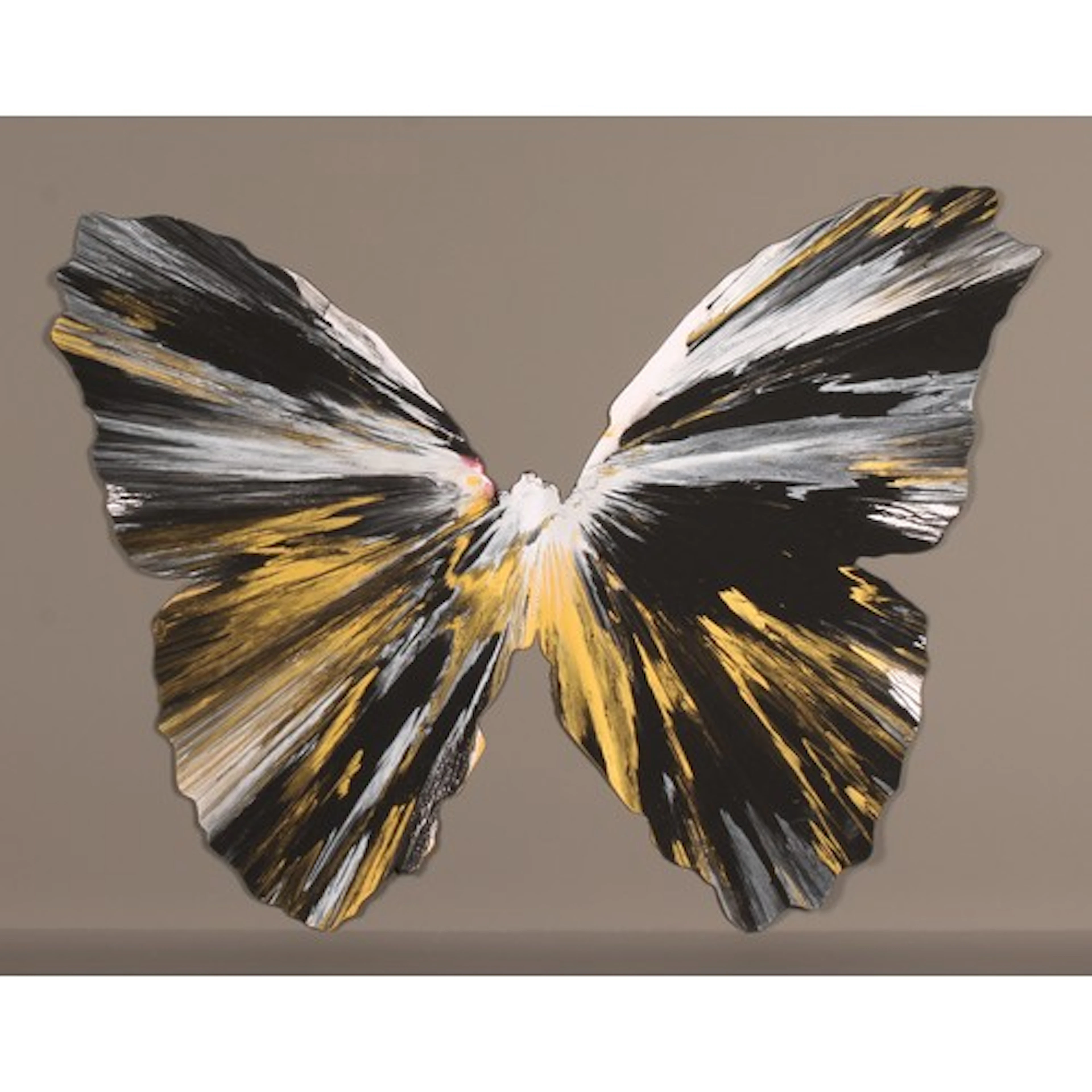 Damien Hirst (Bn. 1965) Spin, Butterfly/Moth, Black and Gold...