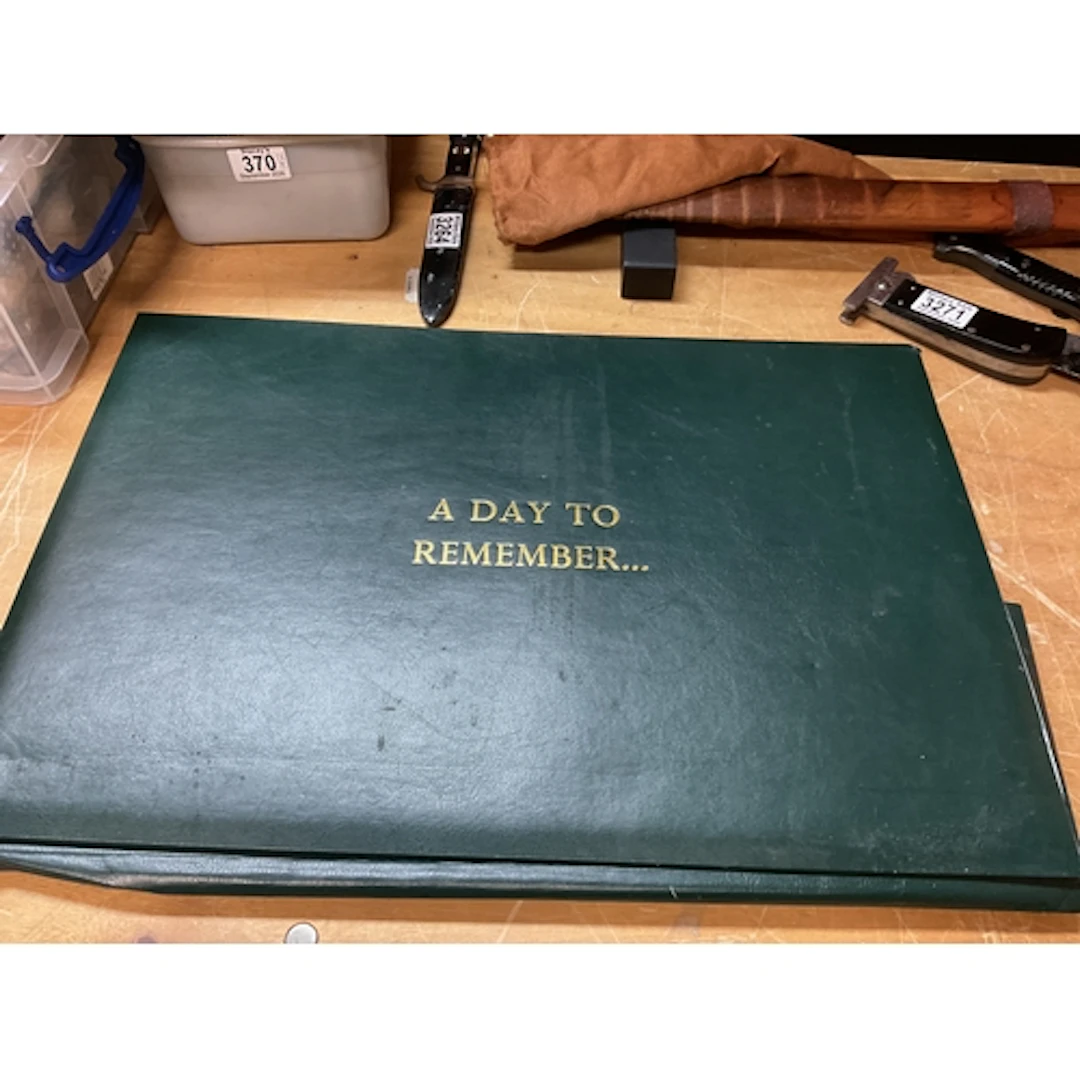 “A Day To Remember” folder of Military paraphern...