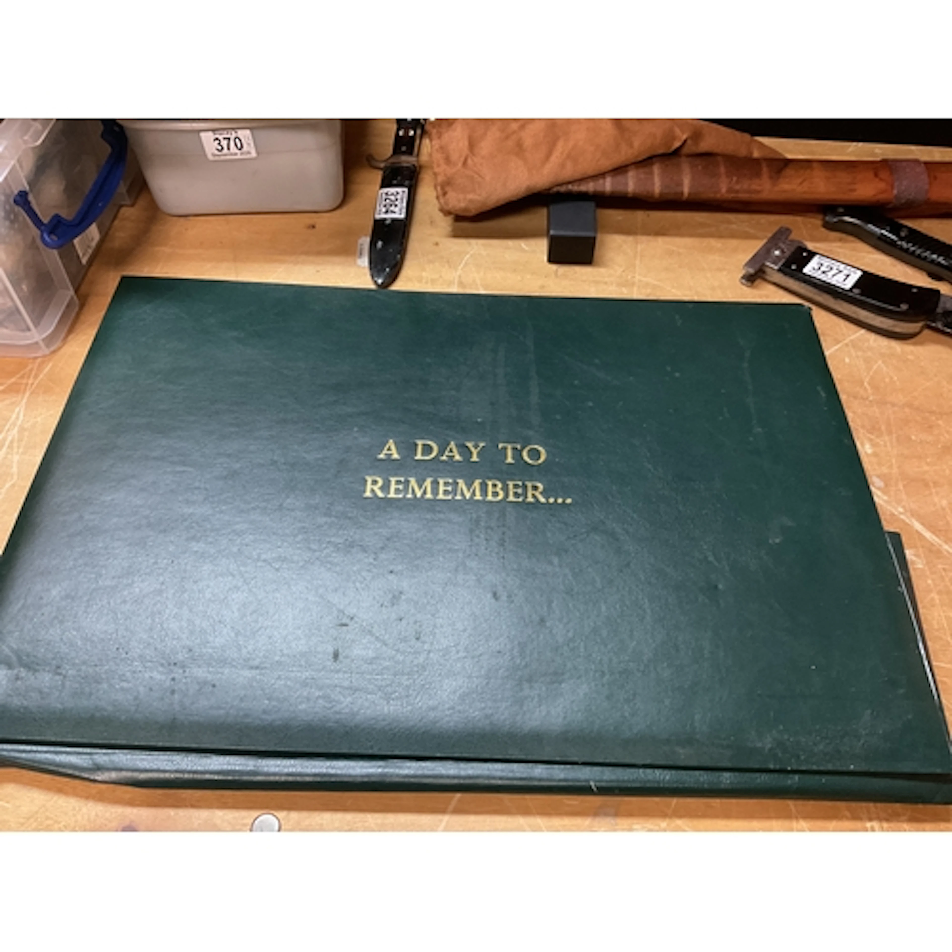 “A Day To Remember” folder of Military paraphern...