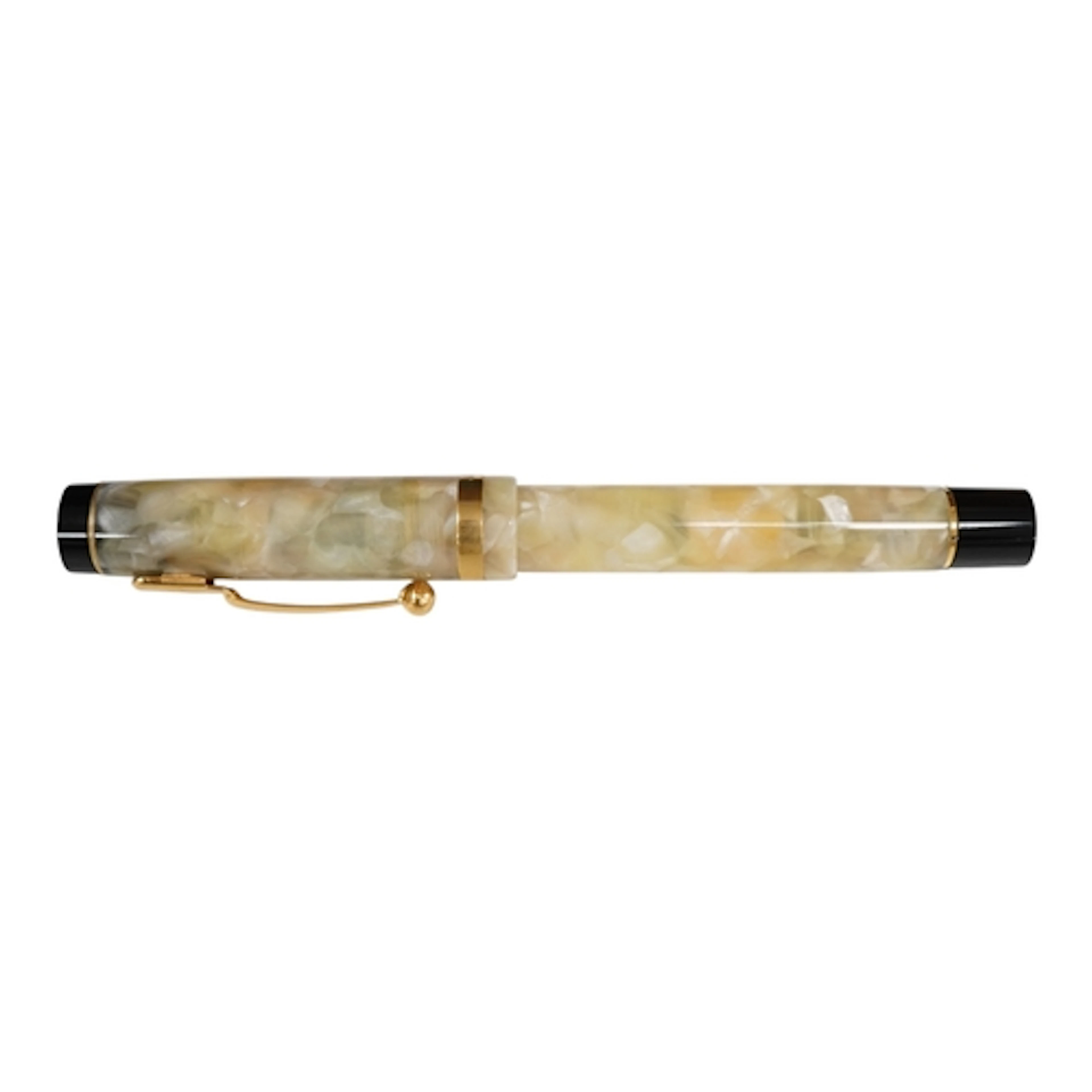 A Conway Stewart Dura fountain pen, opal 1/25 18k nib 9ct fi...