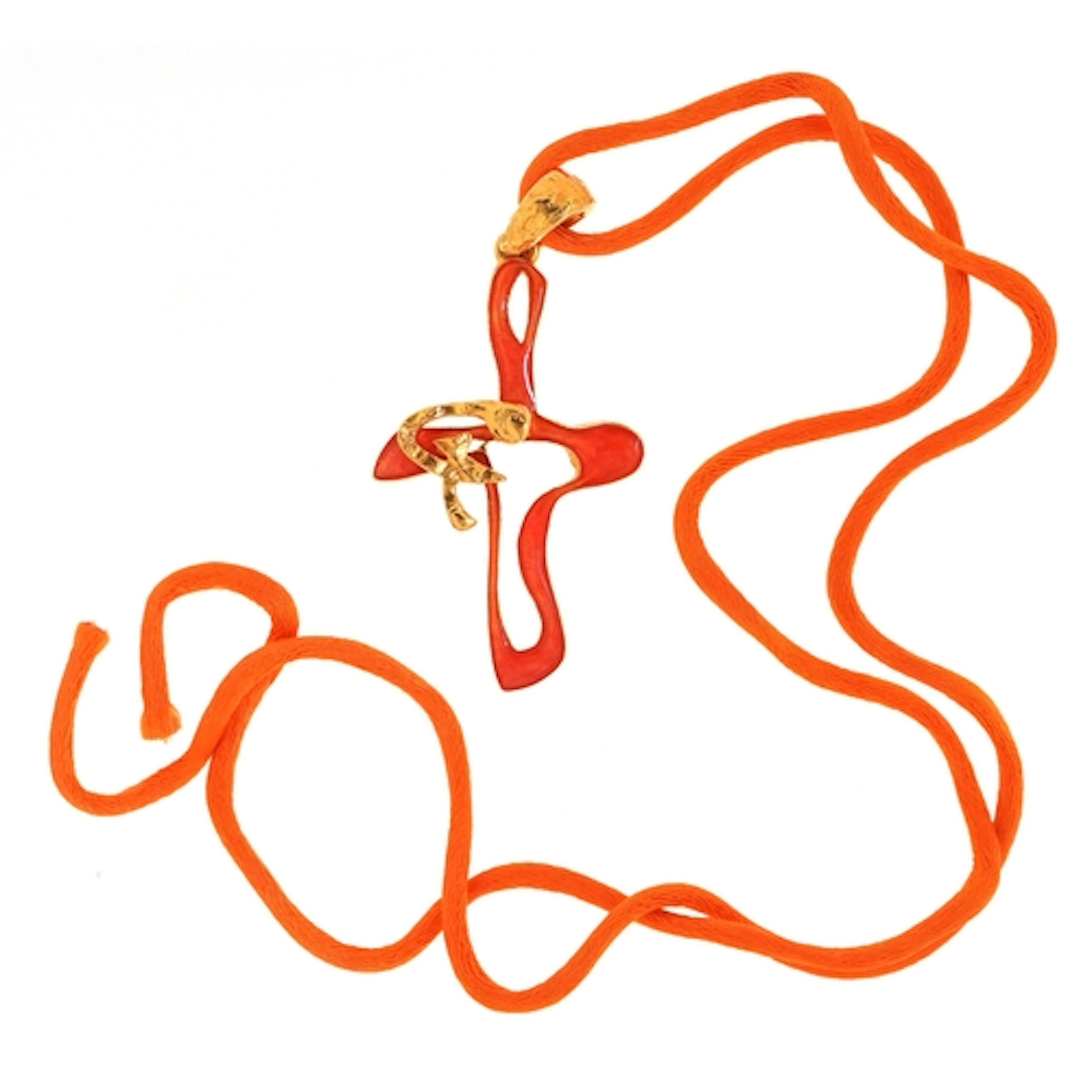 Christian Lacroix, designer yellow metal and enamel articula...