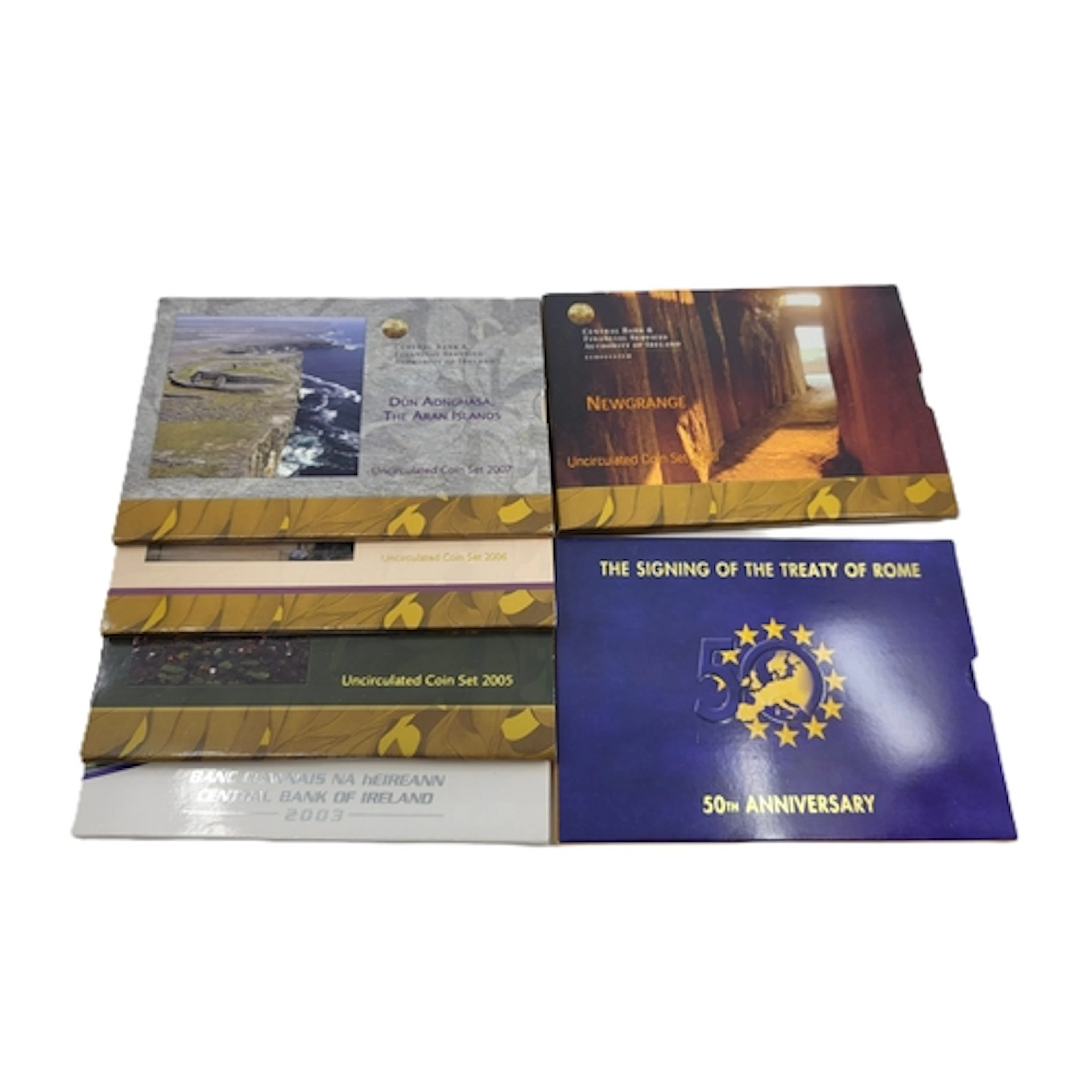 FIFTEEN X 2003-2018 IRISH EURO COIN YEAR SET, Central bank o...