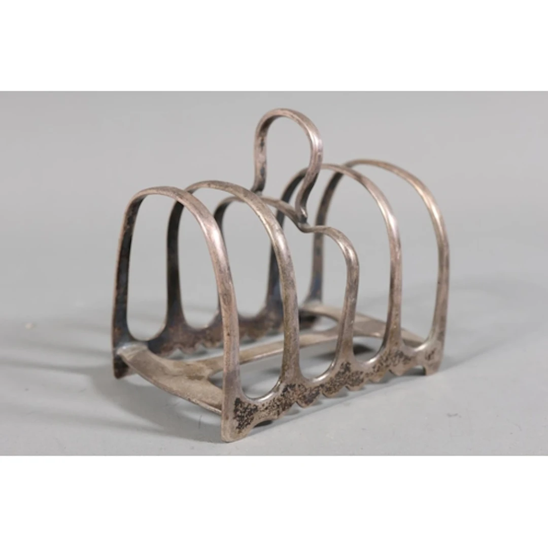 Antique silver toast rack by Wilson & Sharp Ltd, Sheffie...