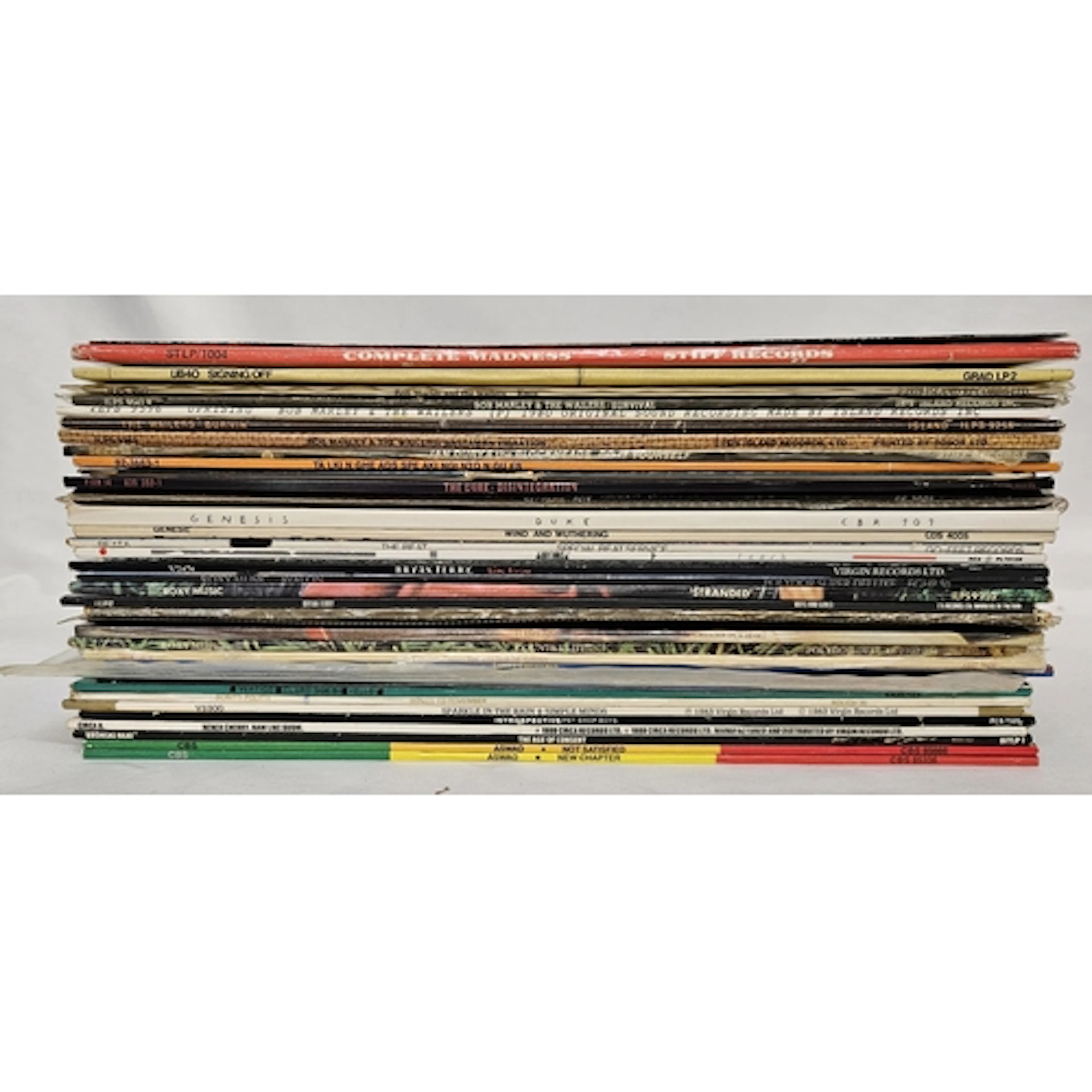Records/Vinyl incl. Genesis, The Cure, Bob Marley & The Wail...