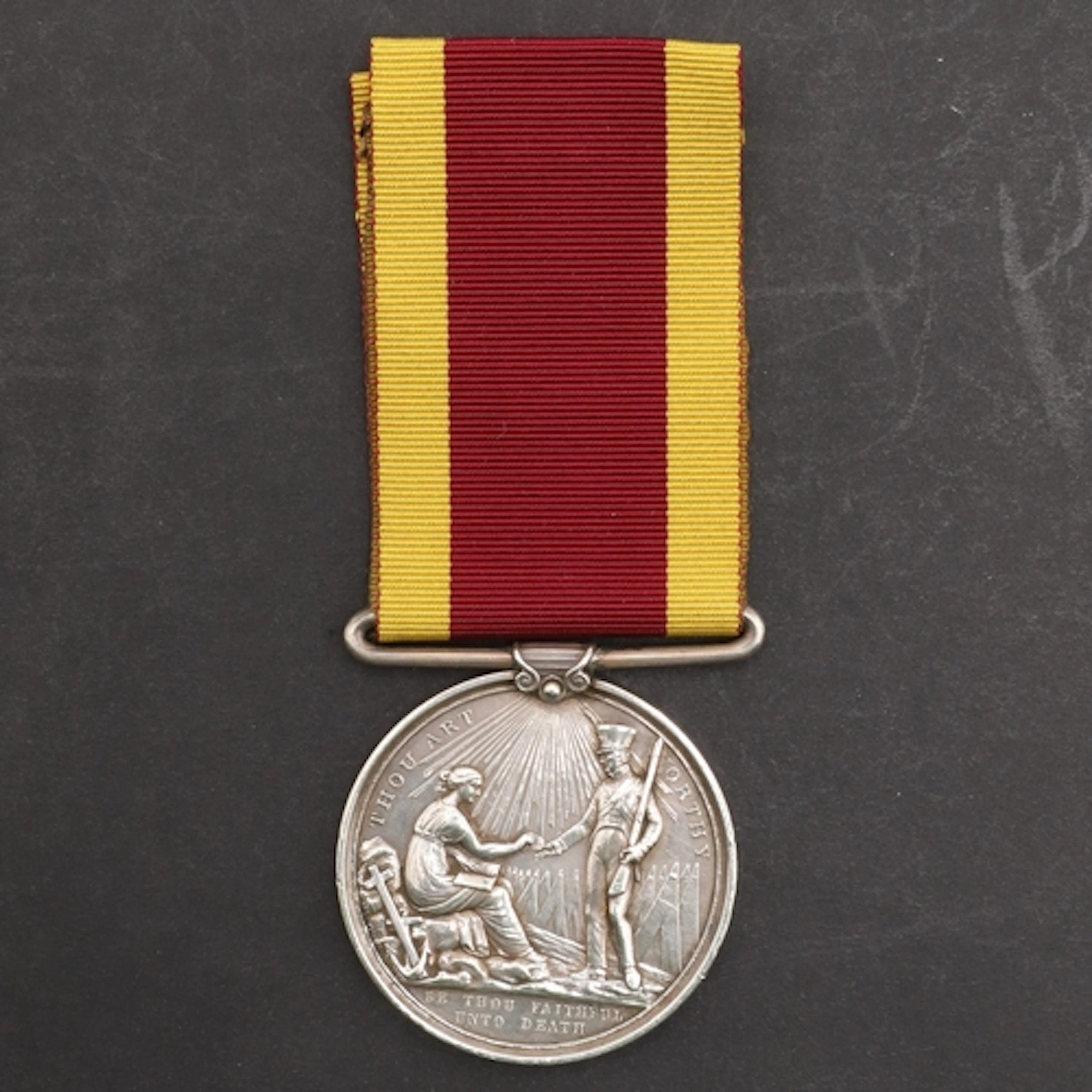 A 26TH FOOT REGIMENTAL MEDAL MANUFACTURED BY RUNDELL BRIDGE ...