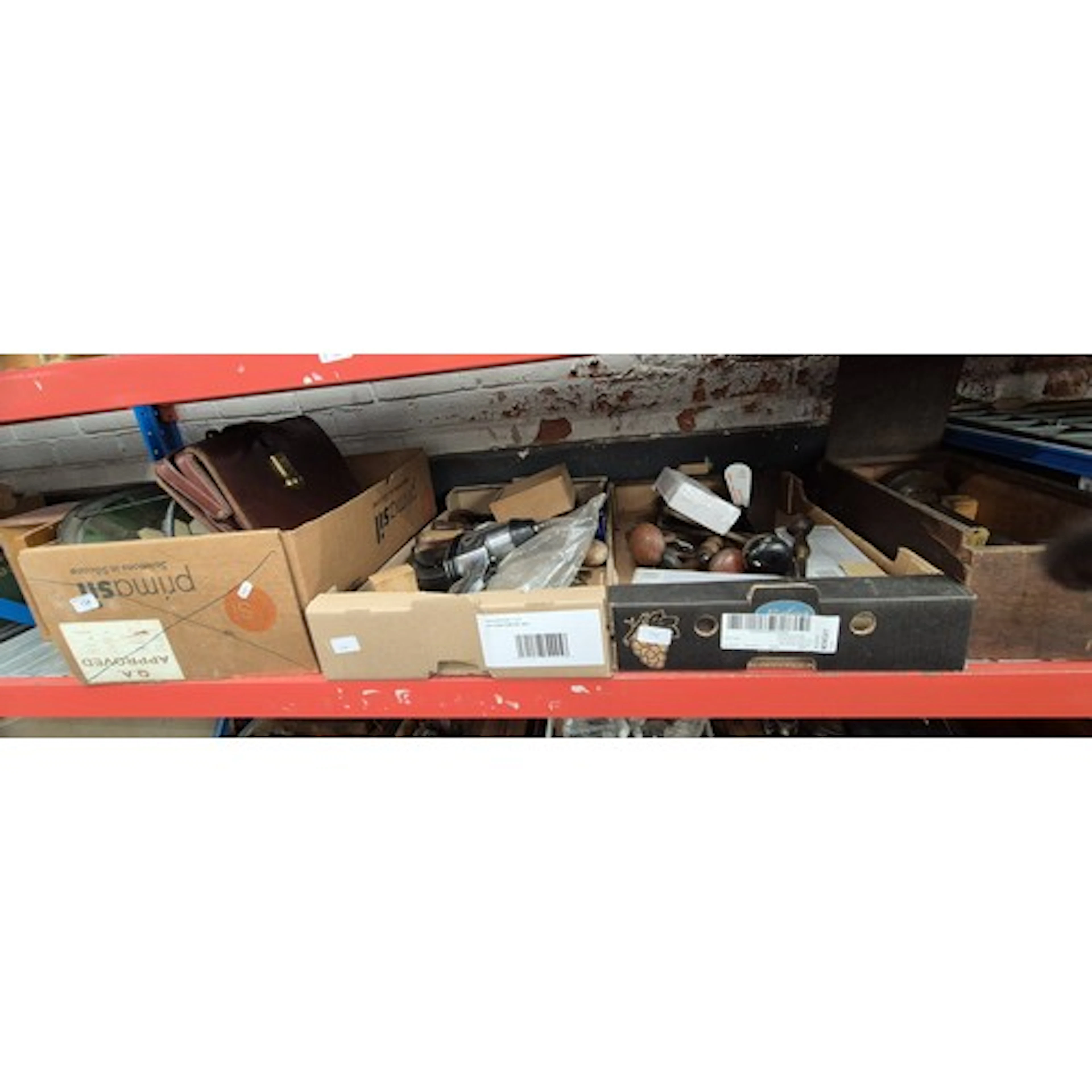 3 boxes of mixed tools including brace and bit, router, Tiff...