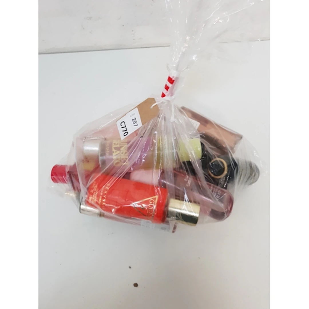 ONE BAG OF USED COSMETICS Including Kylie, Guess and Victor...