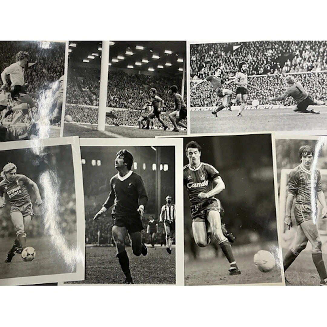 Liverpool 1970s + 1980s Football Press Photos: Black and whi...