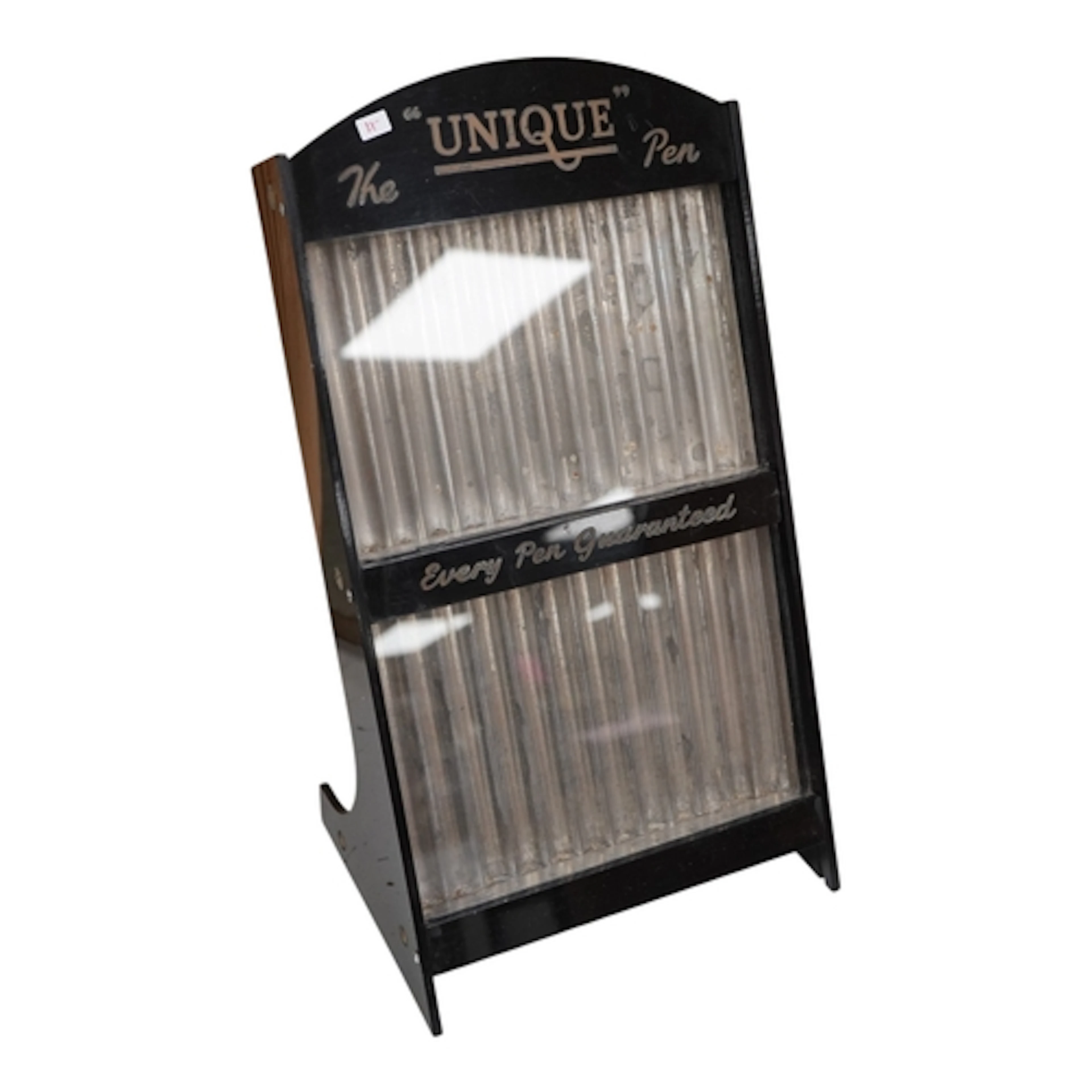 A vintage Unique fountain pen display stand to hold 24 pens....