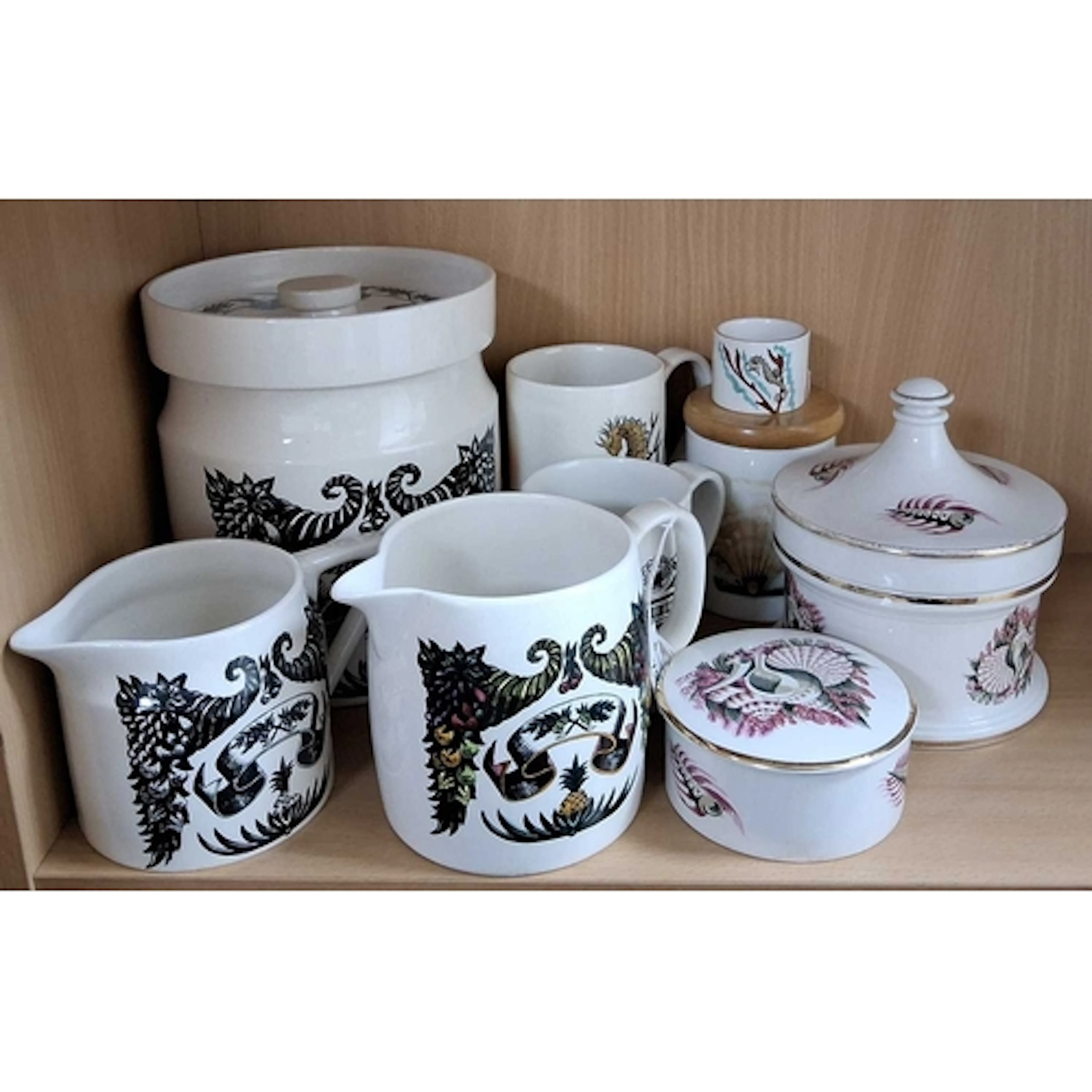 A GROUP OF VINTAGE PORTMEIRION POTTERY SUSAN WILLIAMS-ELLIS ...