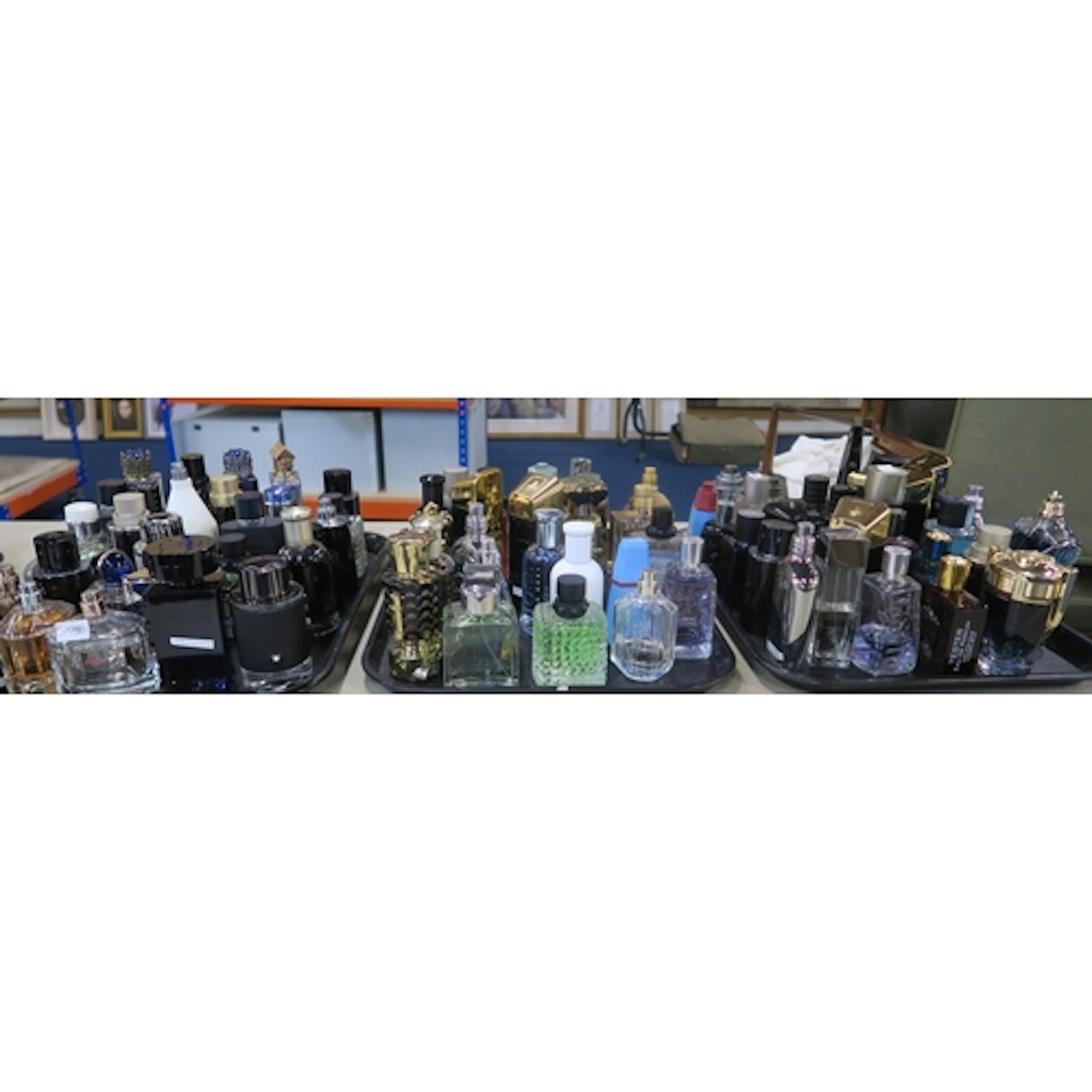A collection of mainly gents aftershaves, mostly testers, to...