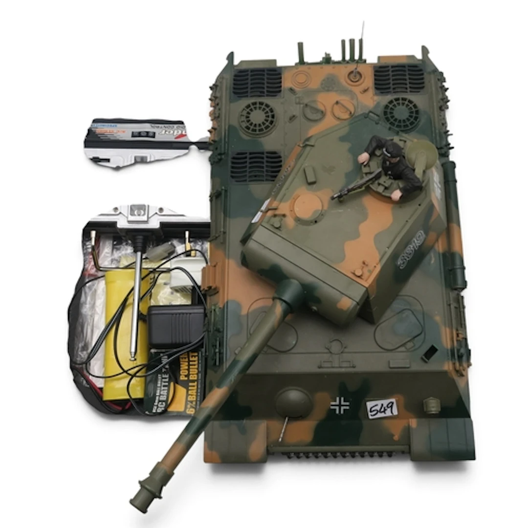 A remote-control WW2 German Panther tank by Heng Long, with ...