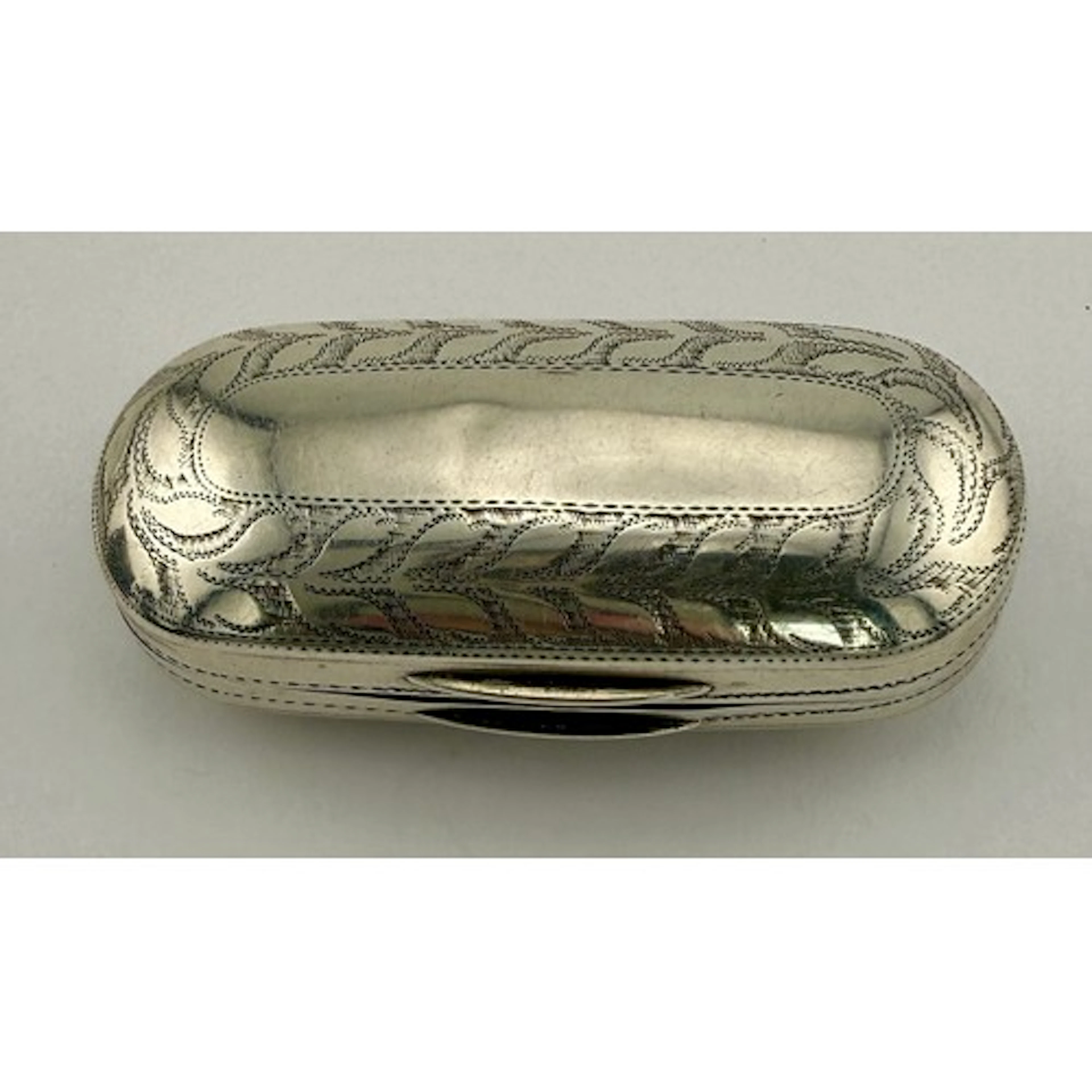 Georgian silver snuff box, Birmingham 1781, maker Samuel Pem...