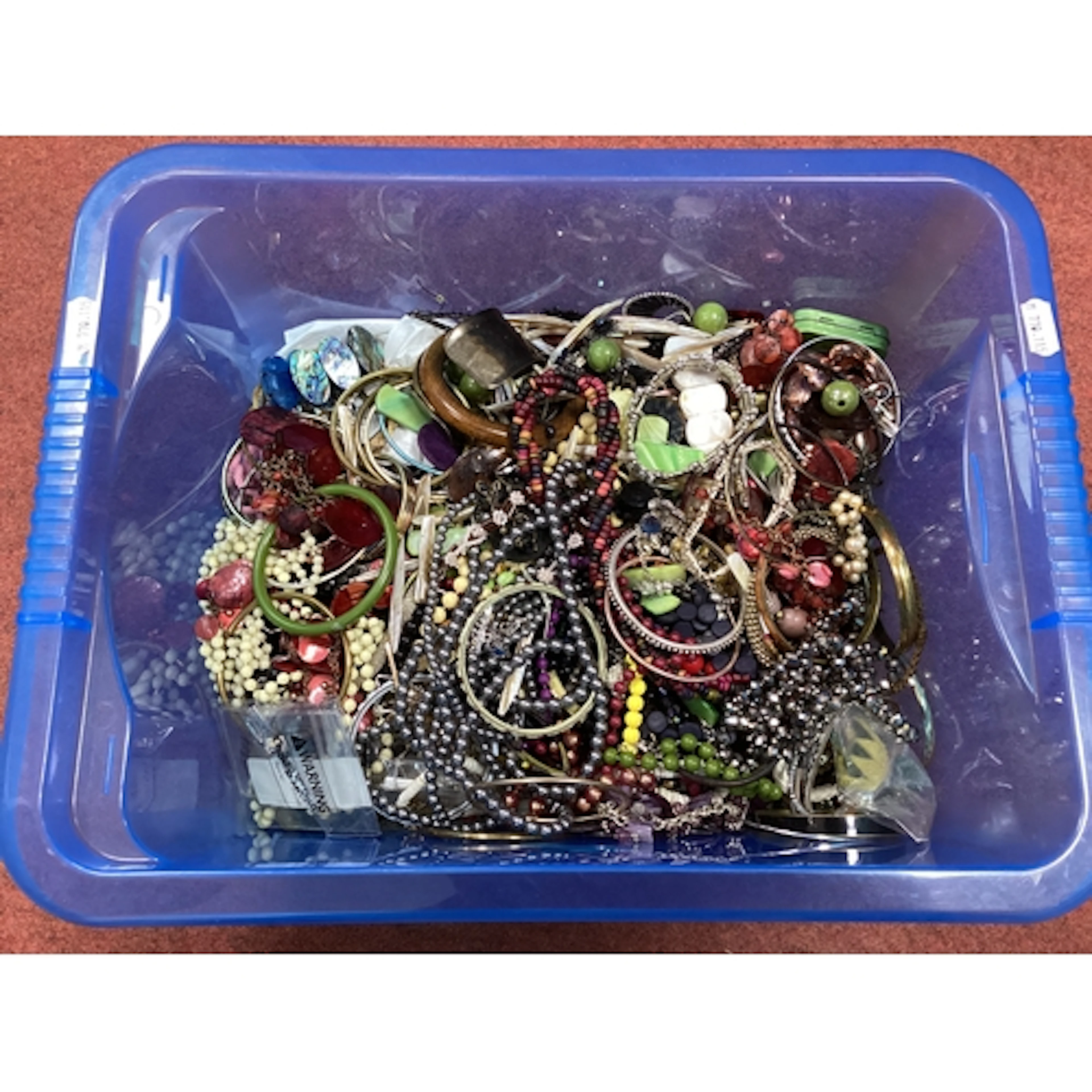 A Quantity of Modern Costume Jewellery :- One Box