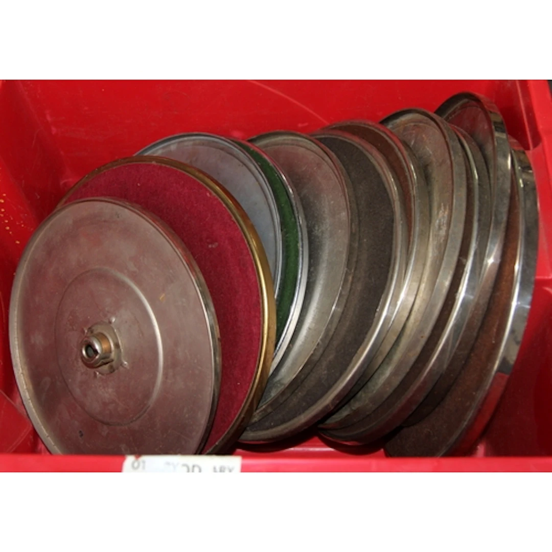 A collection of vintage HMV platters. 12 in lot