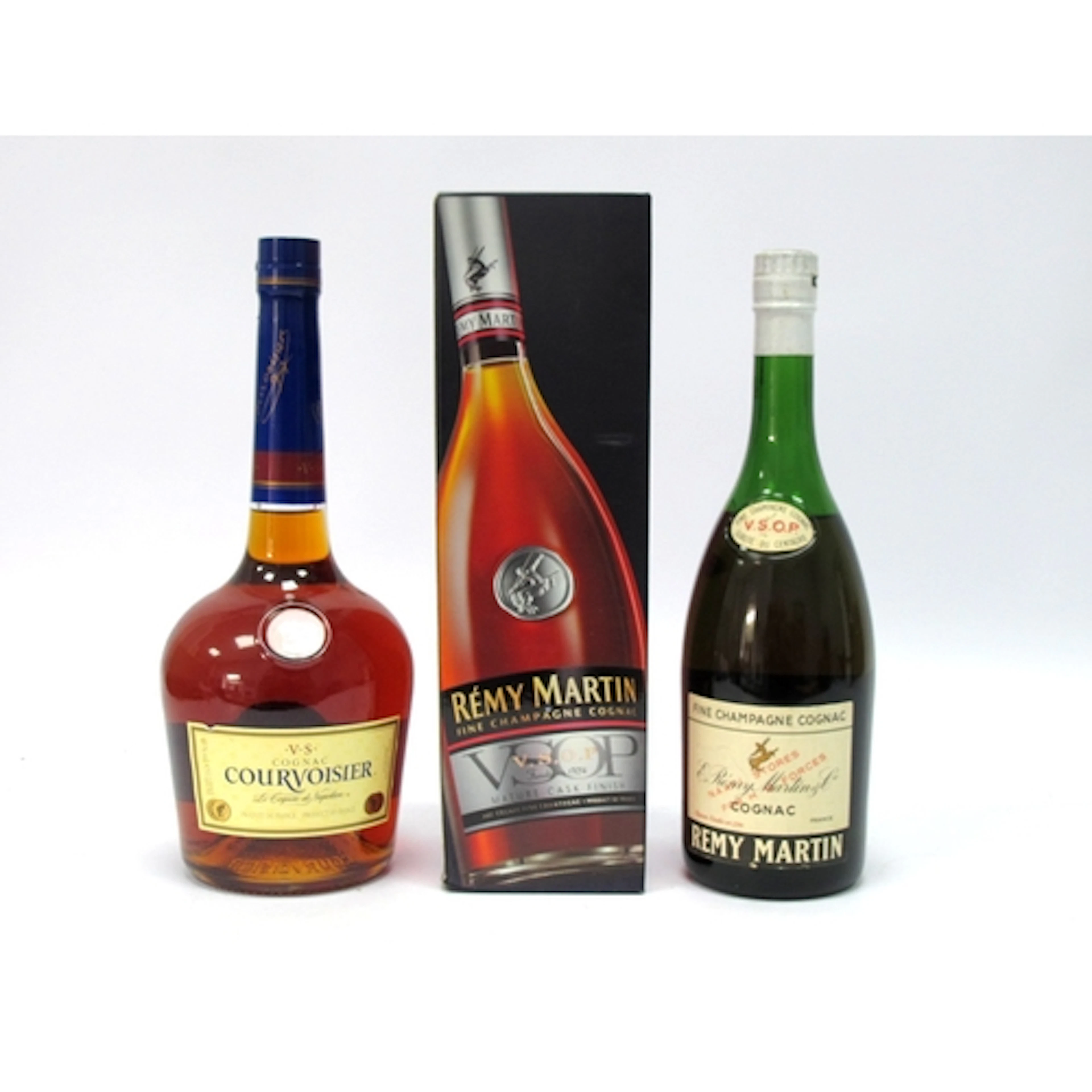 Cognac - Courvoisier V.S. Cognac, 40% Vol., 1 L; Remy Martin...