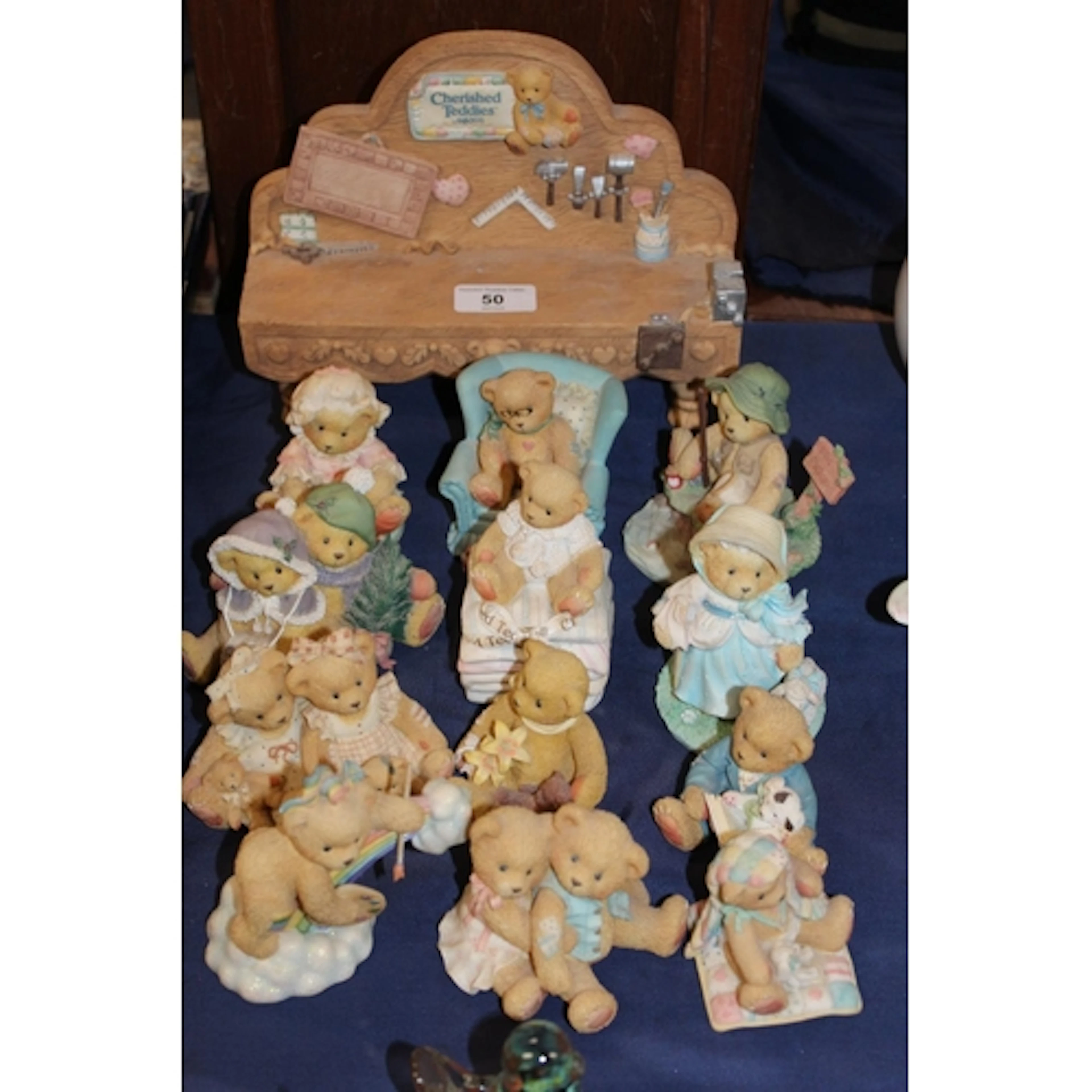 Cherished Teddies models to include Cheryl & Carl, Ellen...
