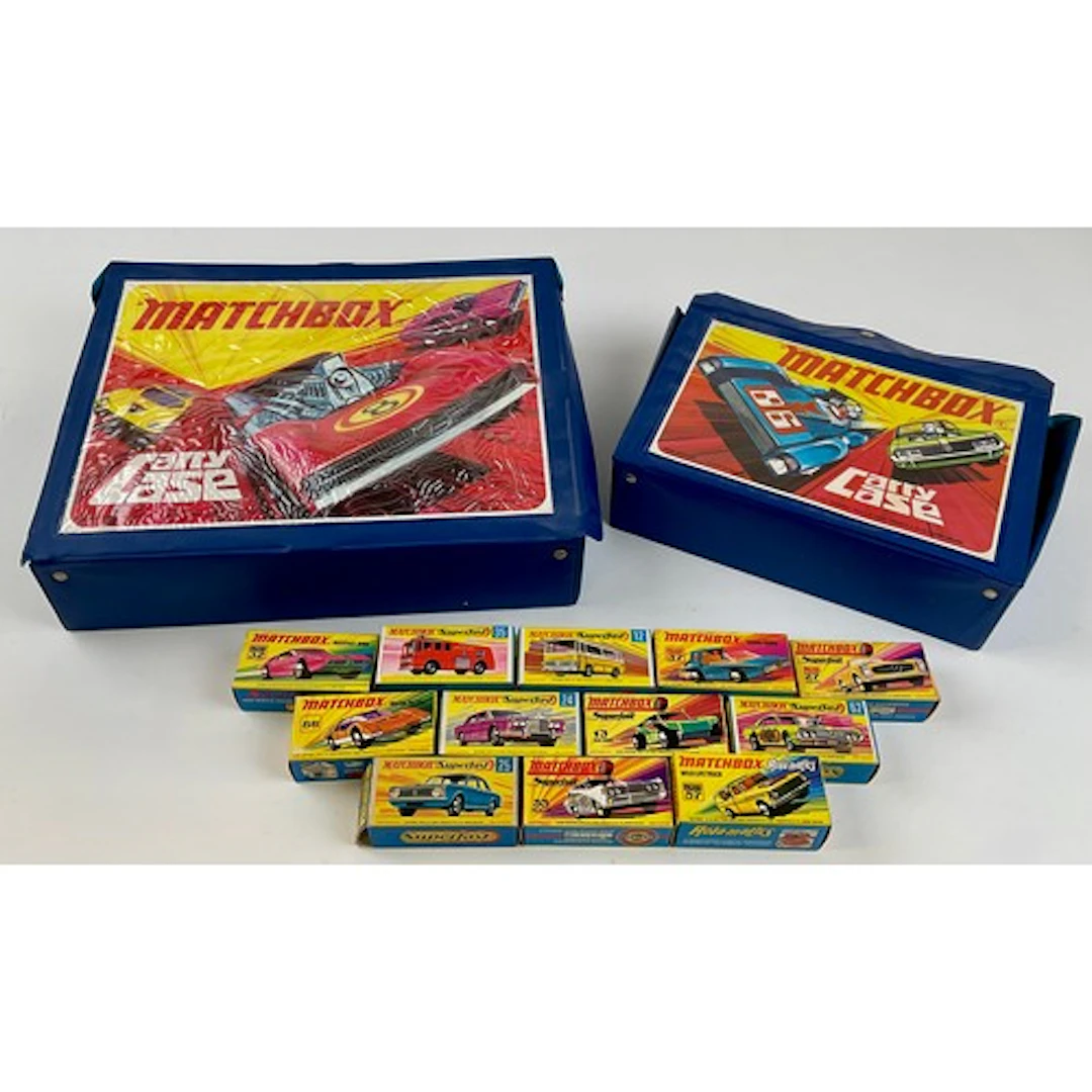 Matchbox - twelve Matchbox Superfast models, boxed; two carr...