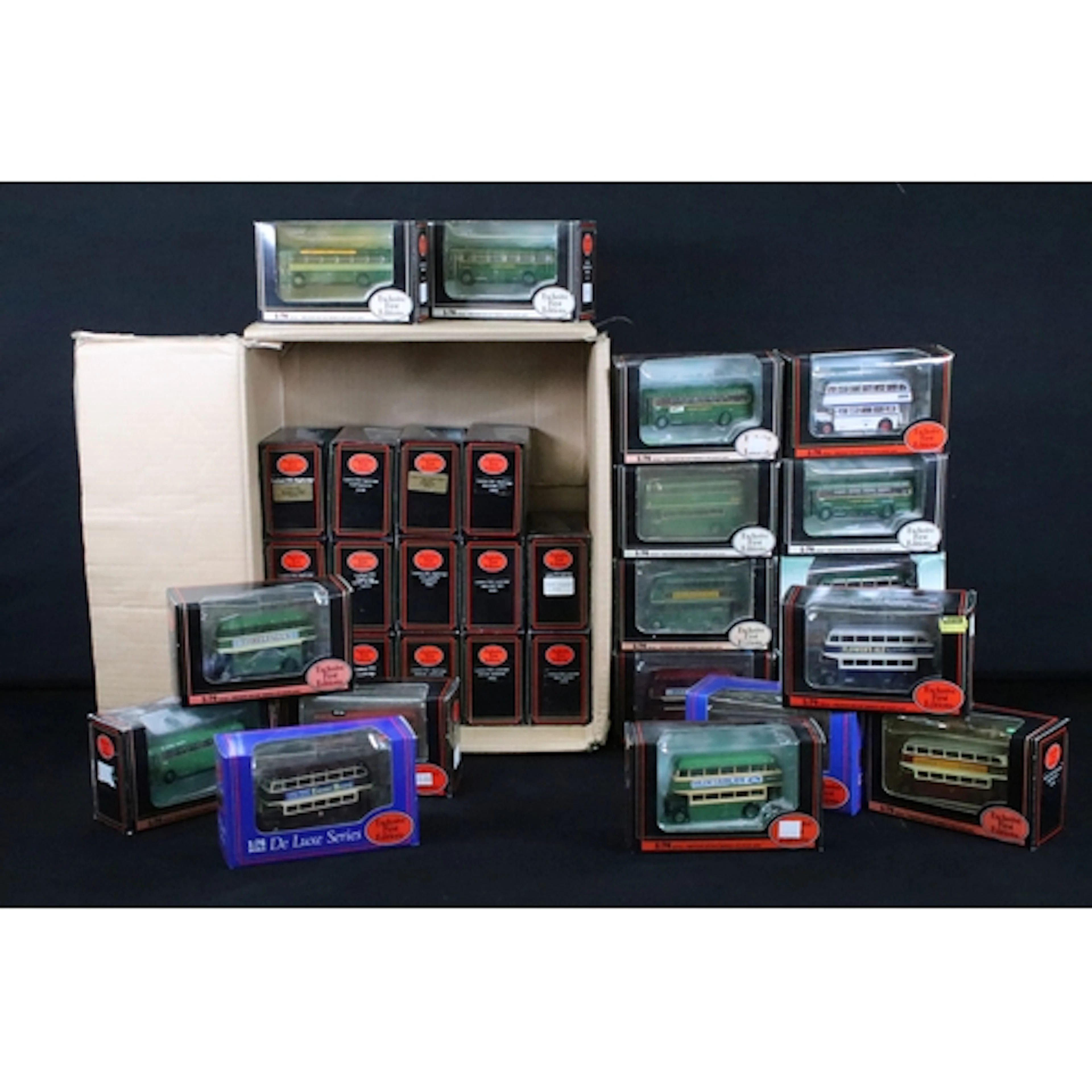 32 Boxed EFE Exclusive First Editions diecast model buses to...
