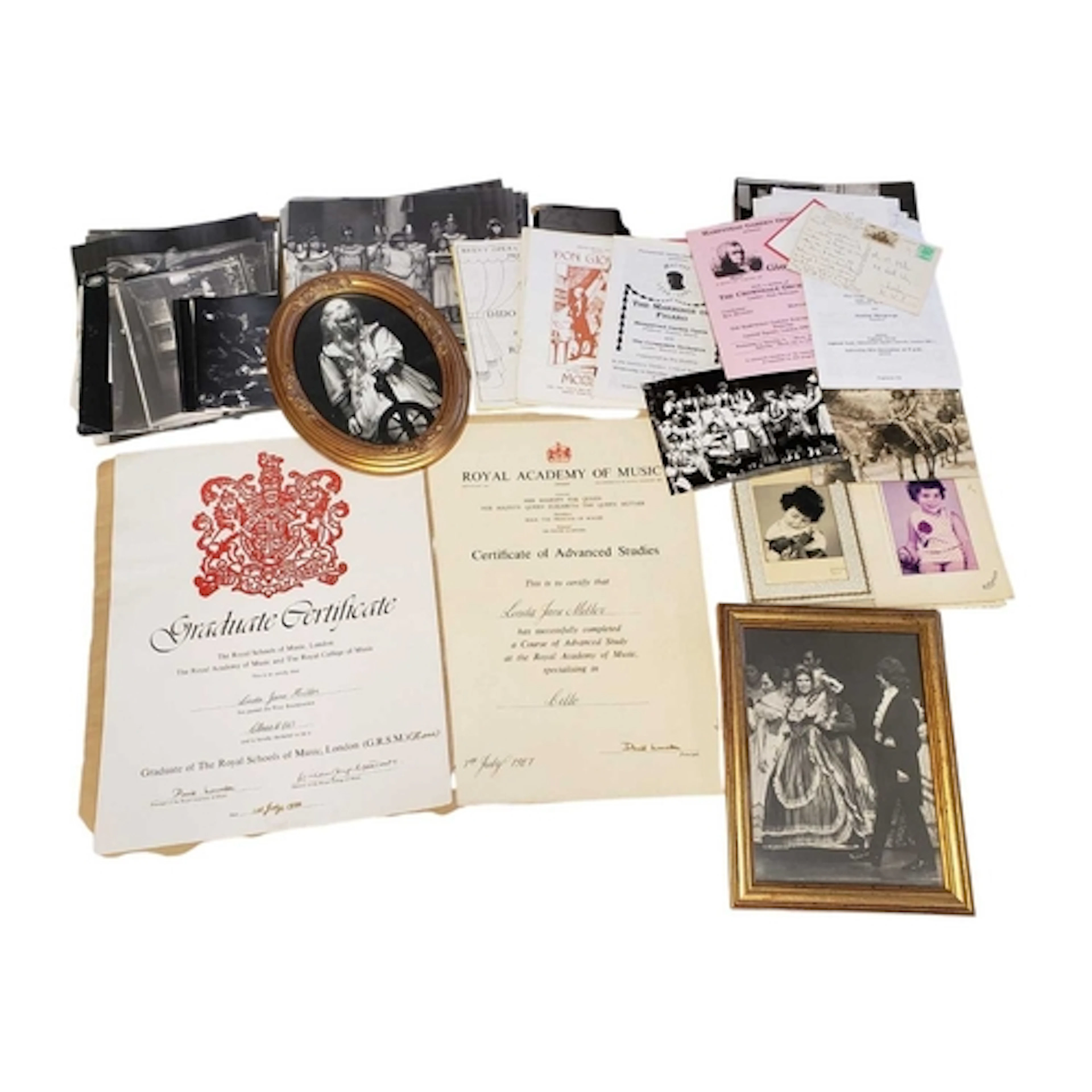 Large collection of late 20th century opera Marie Miller (al...