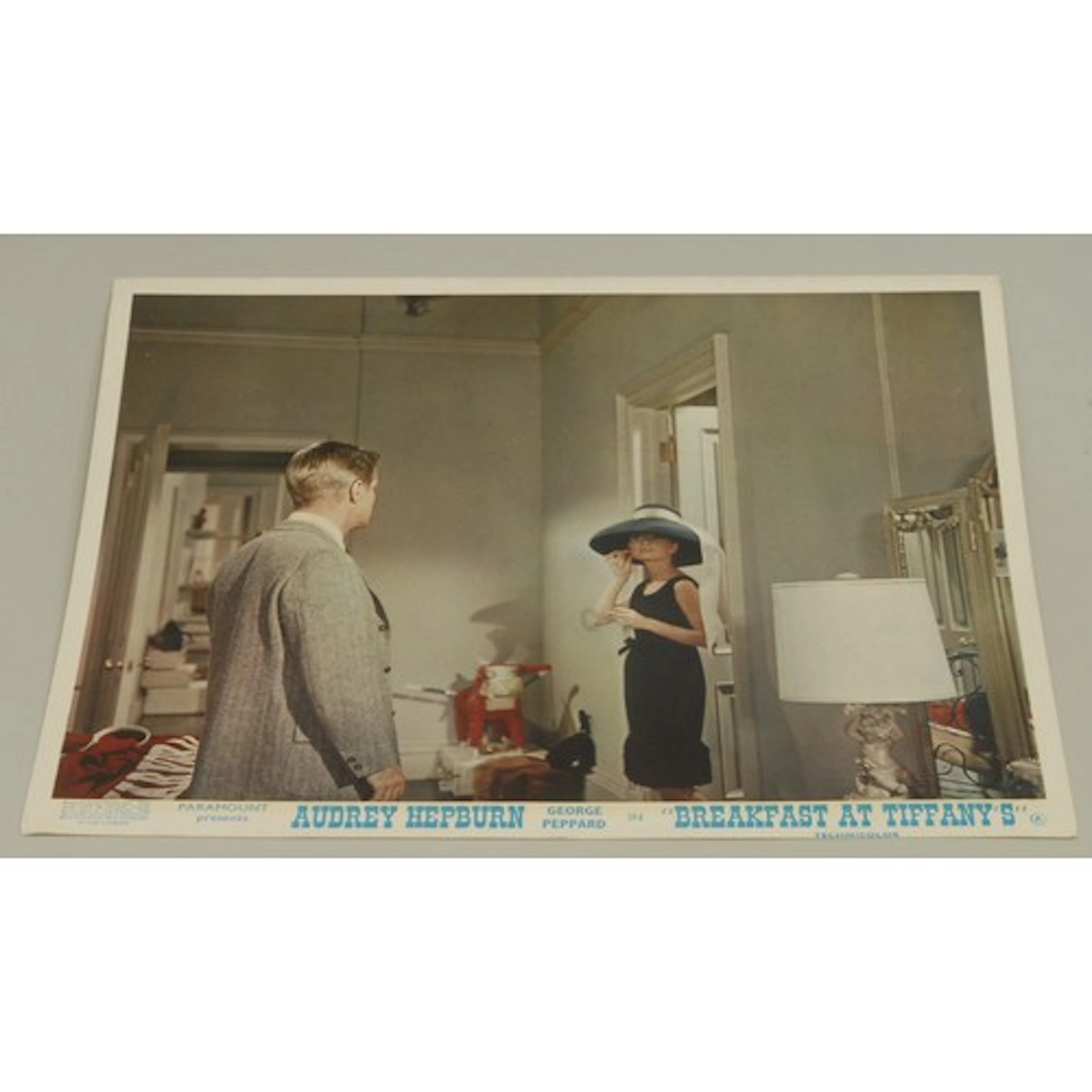Movie Memorabilia - a mid-century Paramount lobby card, Brea...
