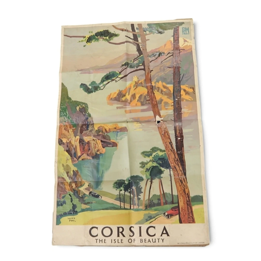 A collection of mid-20th European travel posters, respective...