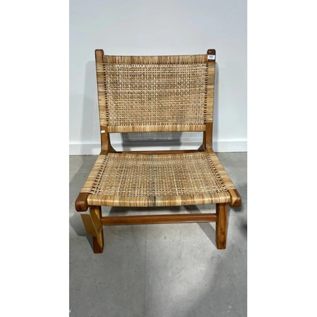 Nkuku rattan design low chair.