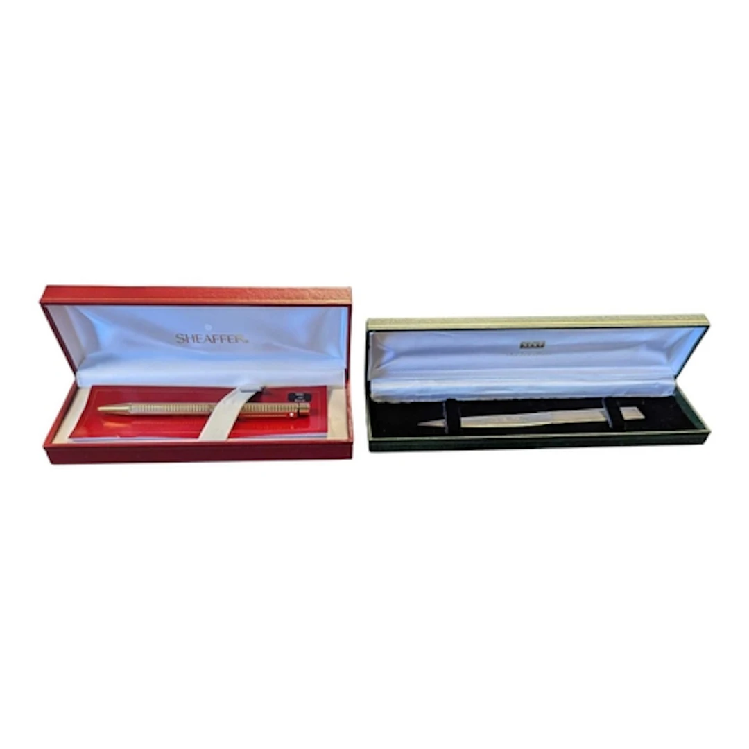 Sheaffer - A vintage 20th century Sheaffer Targa gold plated...