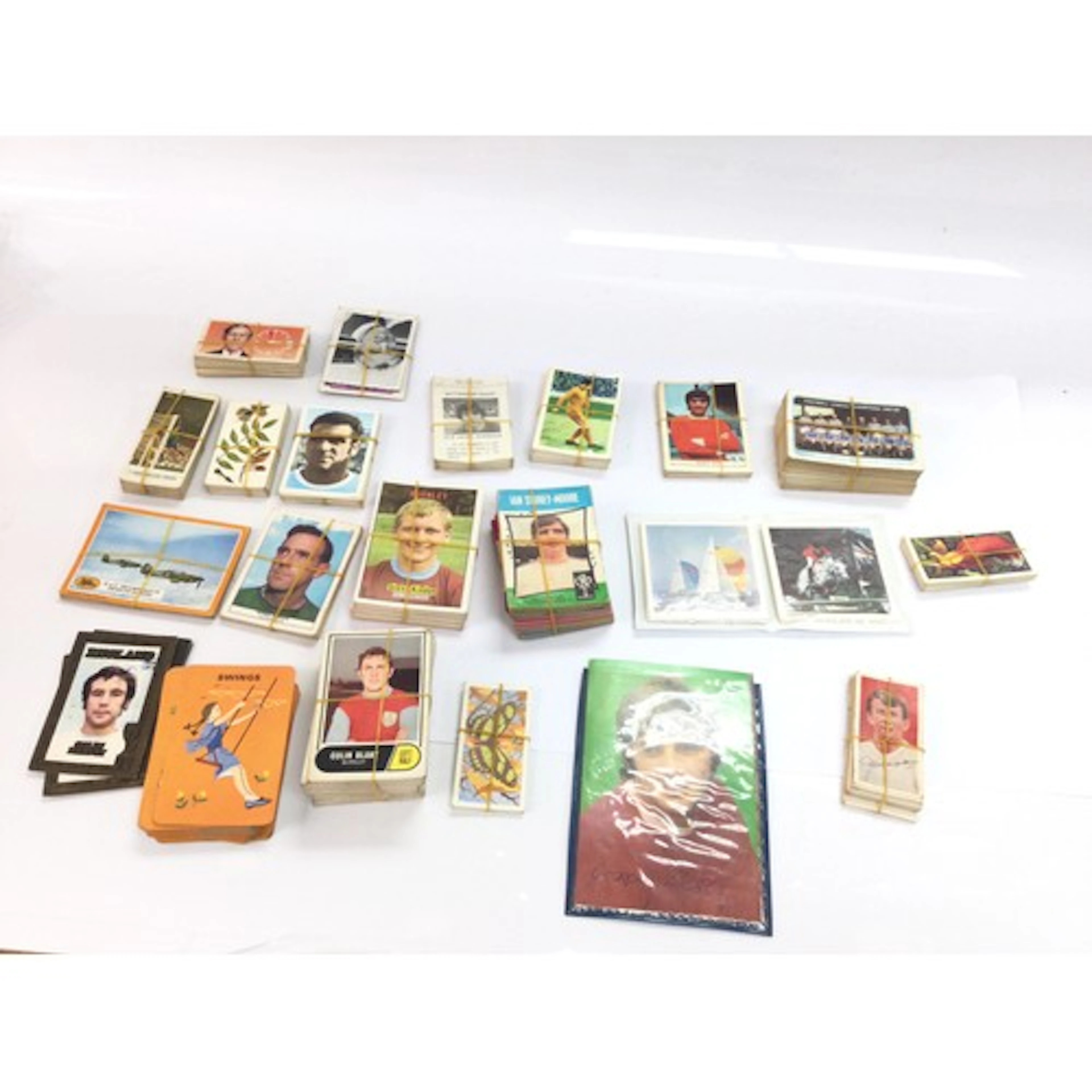 Quantity of A and BC football collection cards