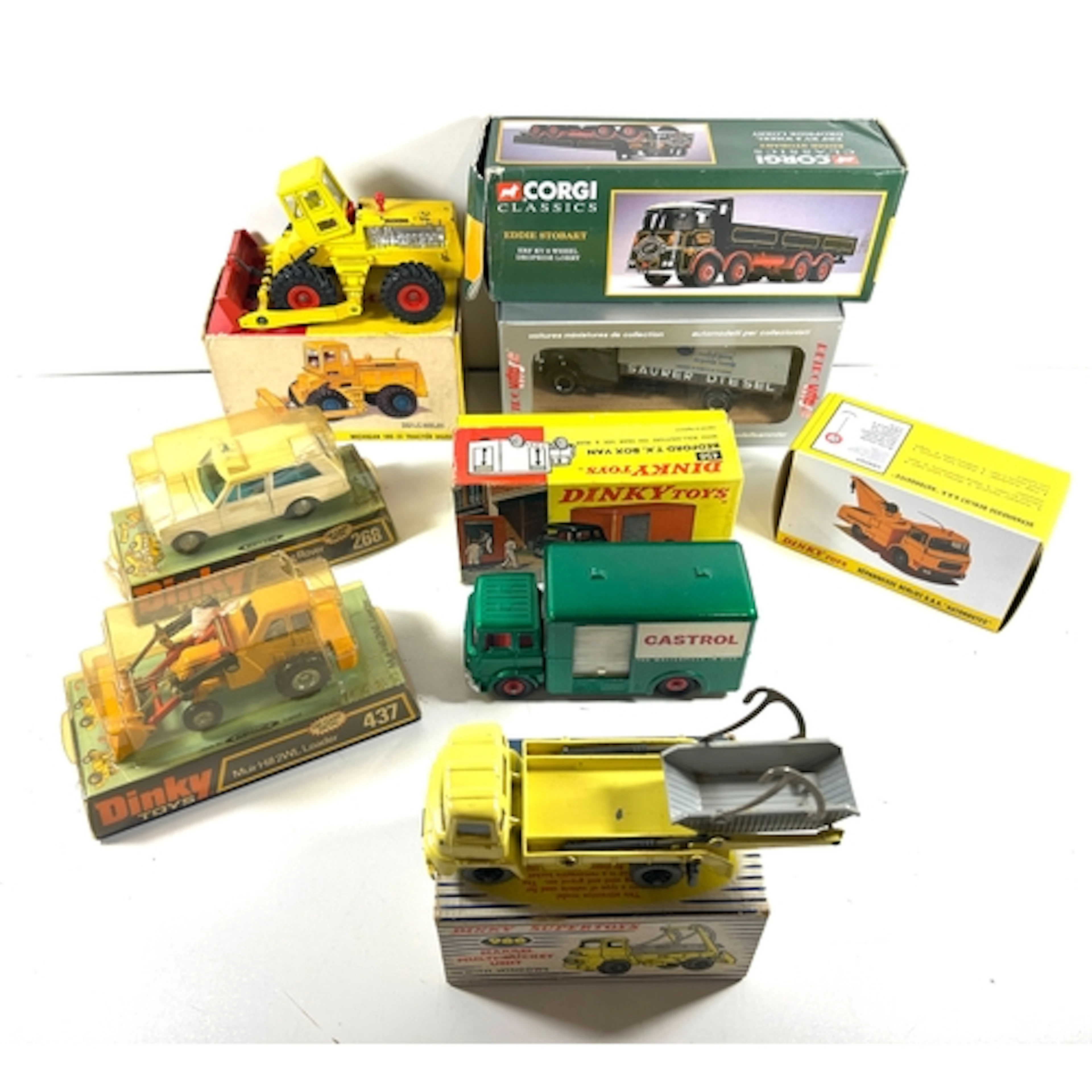 15 Various Makes. Dinky- Bedford TK Box Van, CASTROL (450). ...