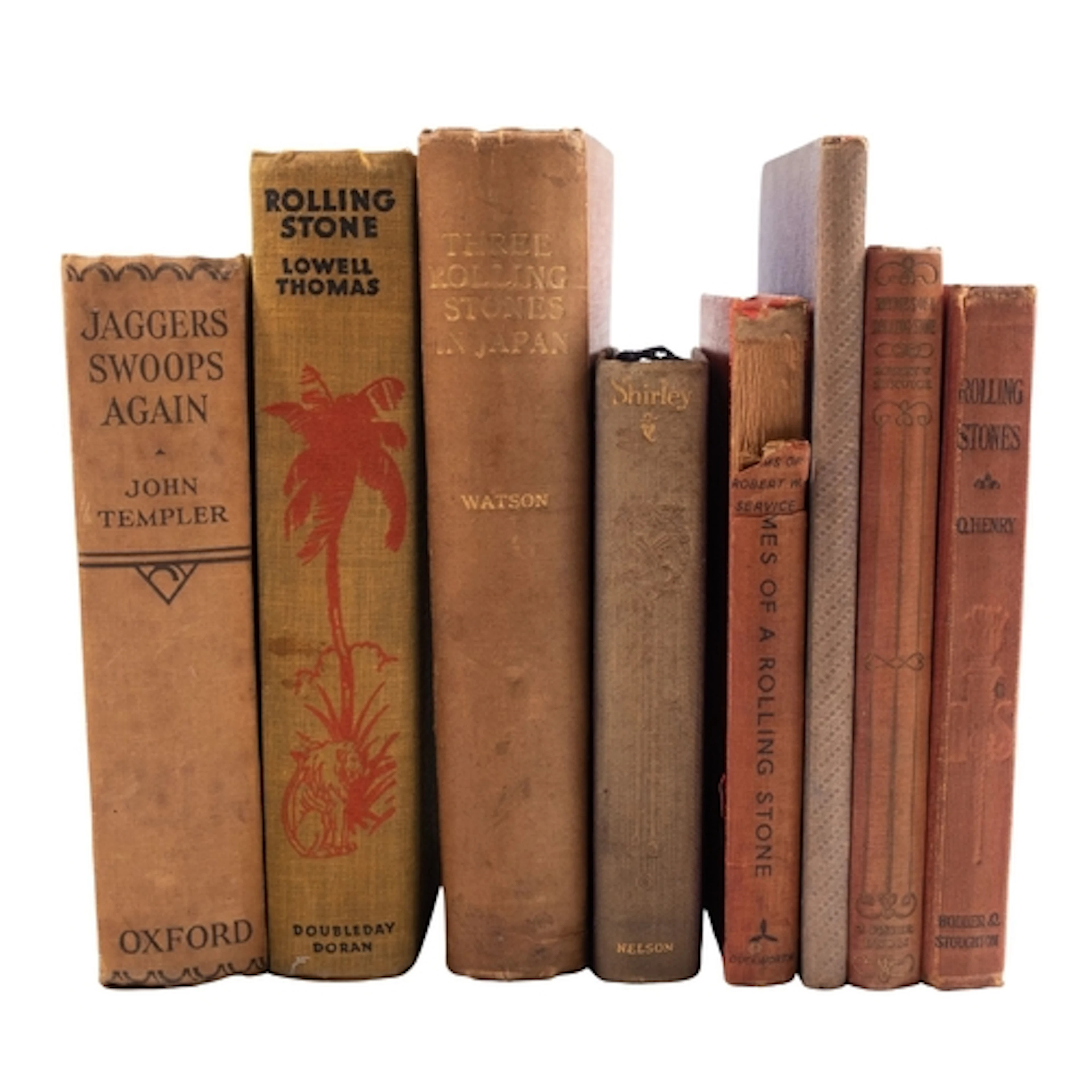 'ROLLING STONES'. A small collection of 8 volumes with 'punn...