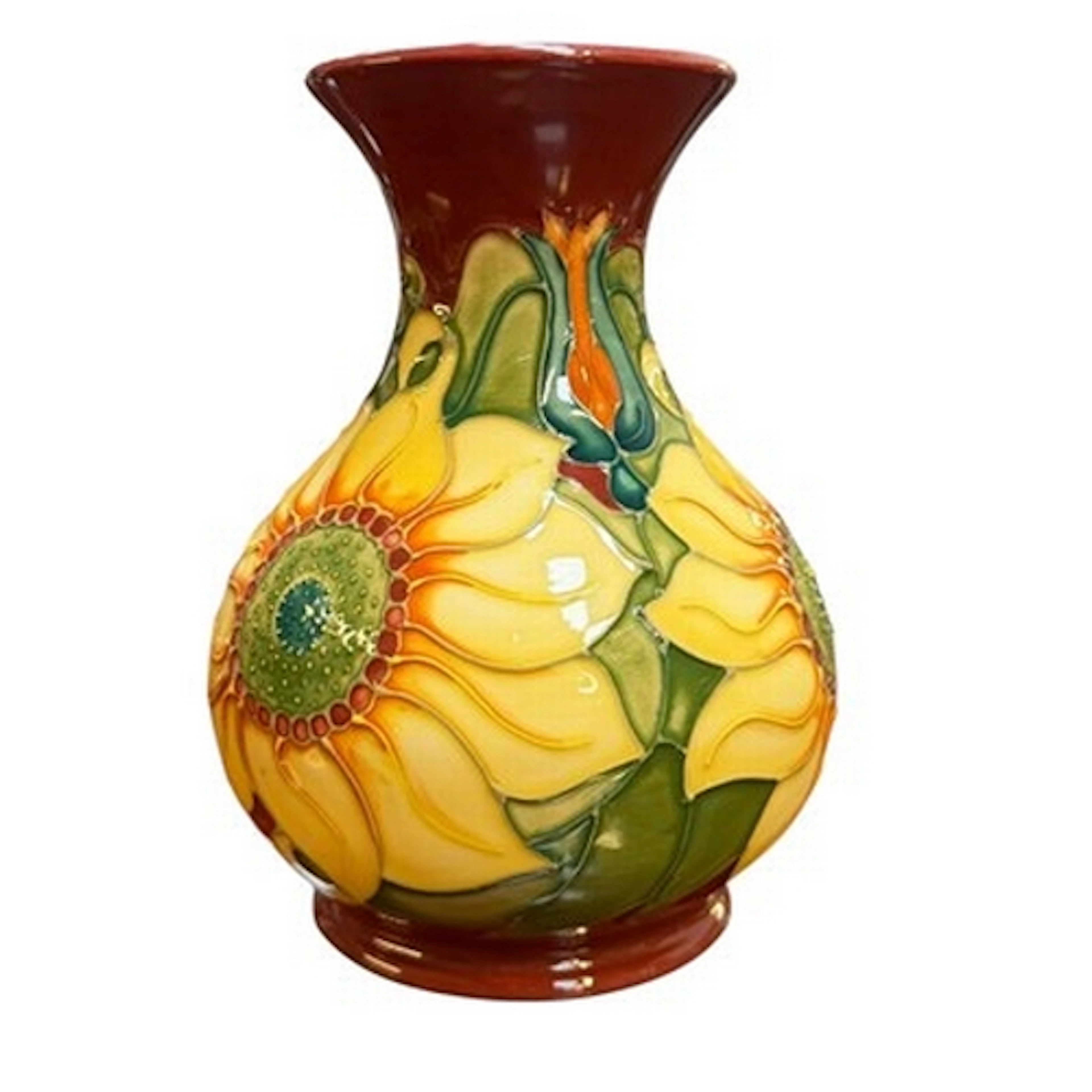 Moorcroft - Inca Sunflower - a late 20th century circa 1996 ...
