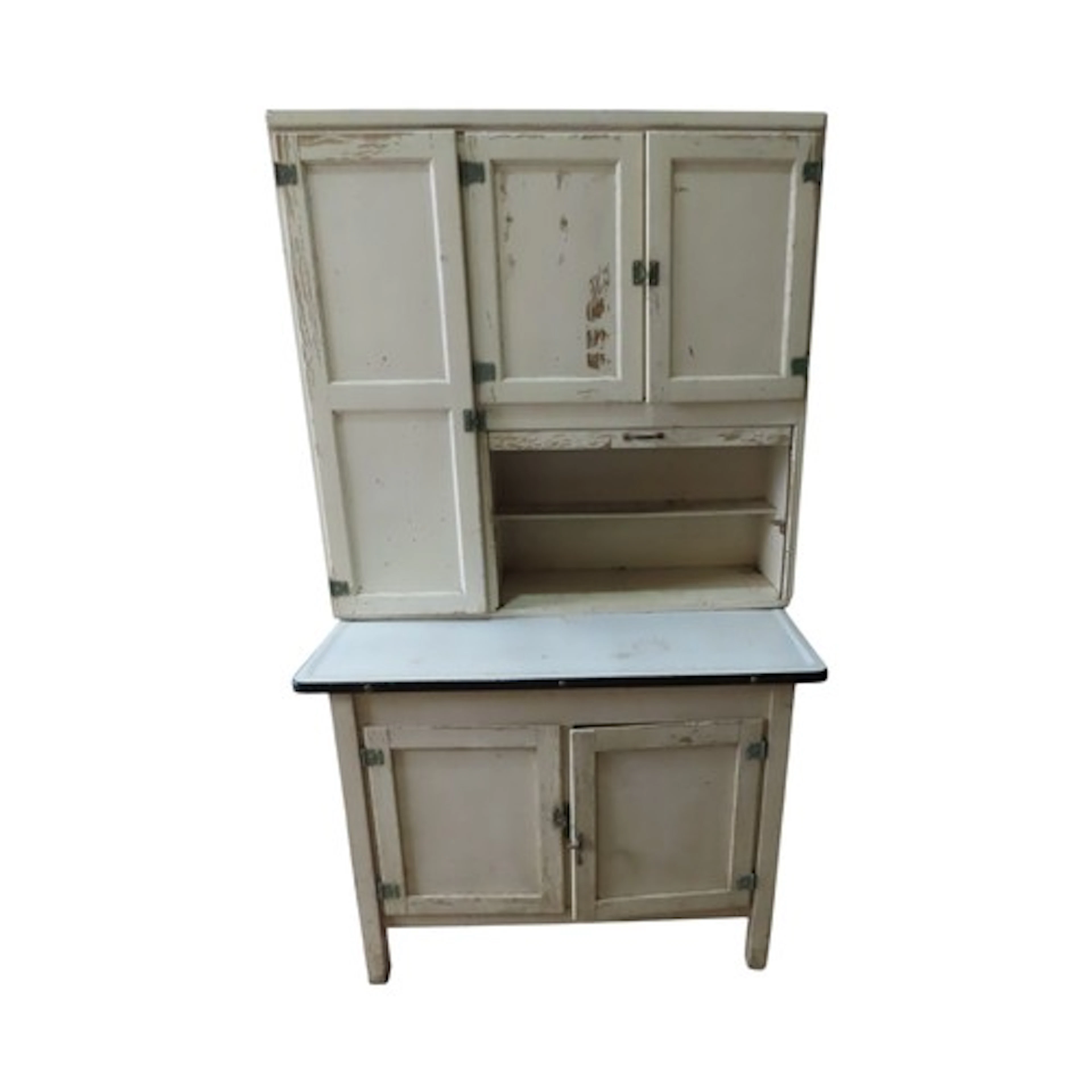 An 'Easiwork' National model Vintage painted kitchen cabinet...