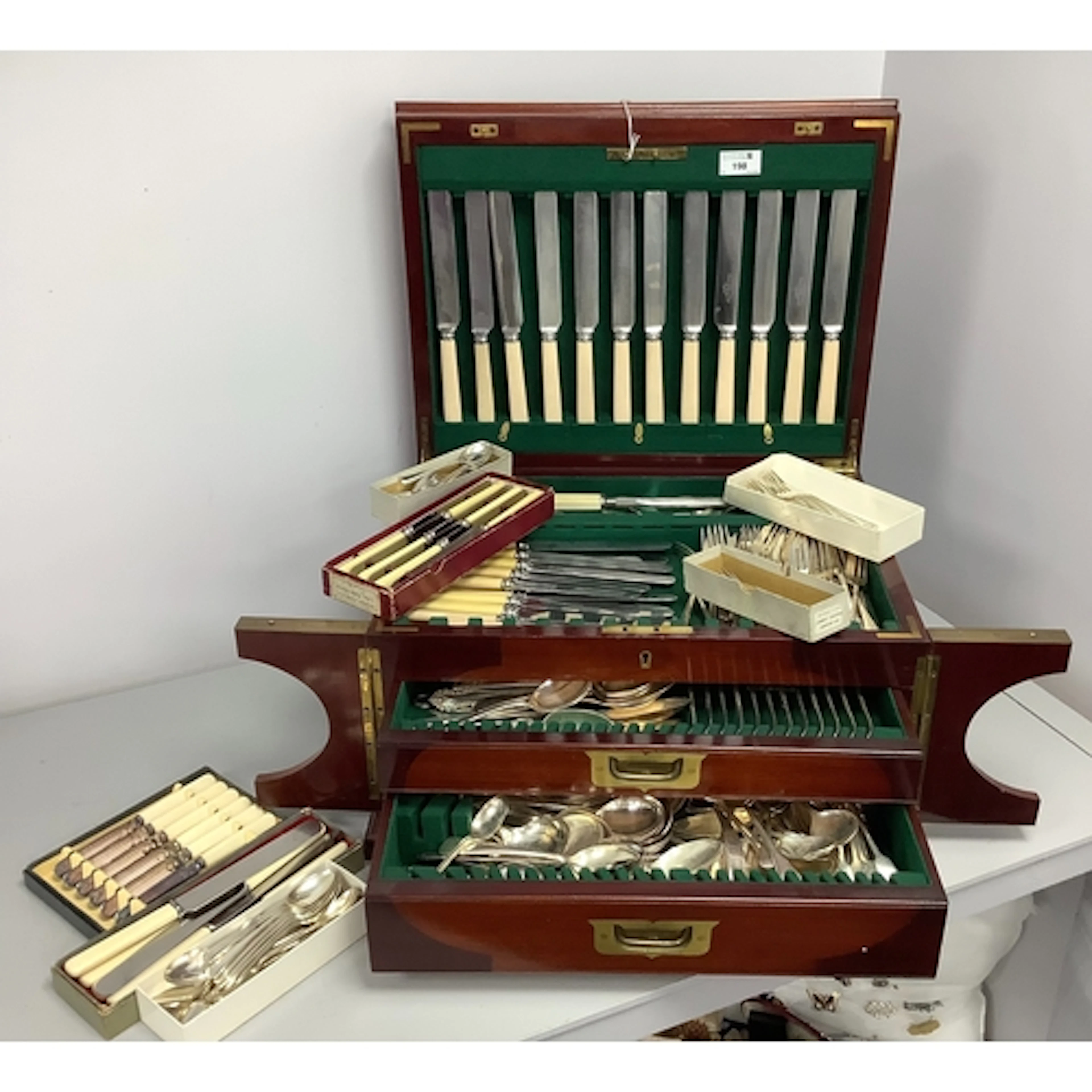 A Quantity of Assorted Plated Cutlery, various makers and pa...