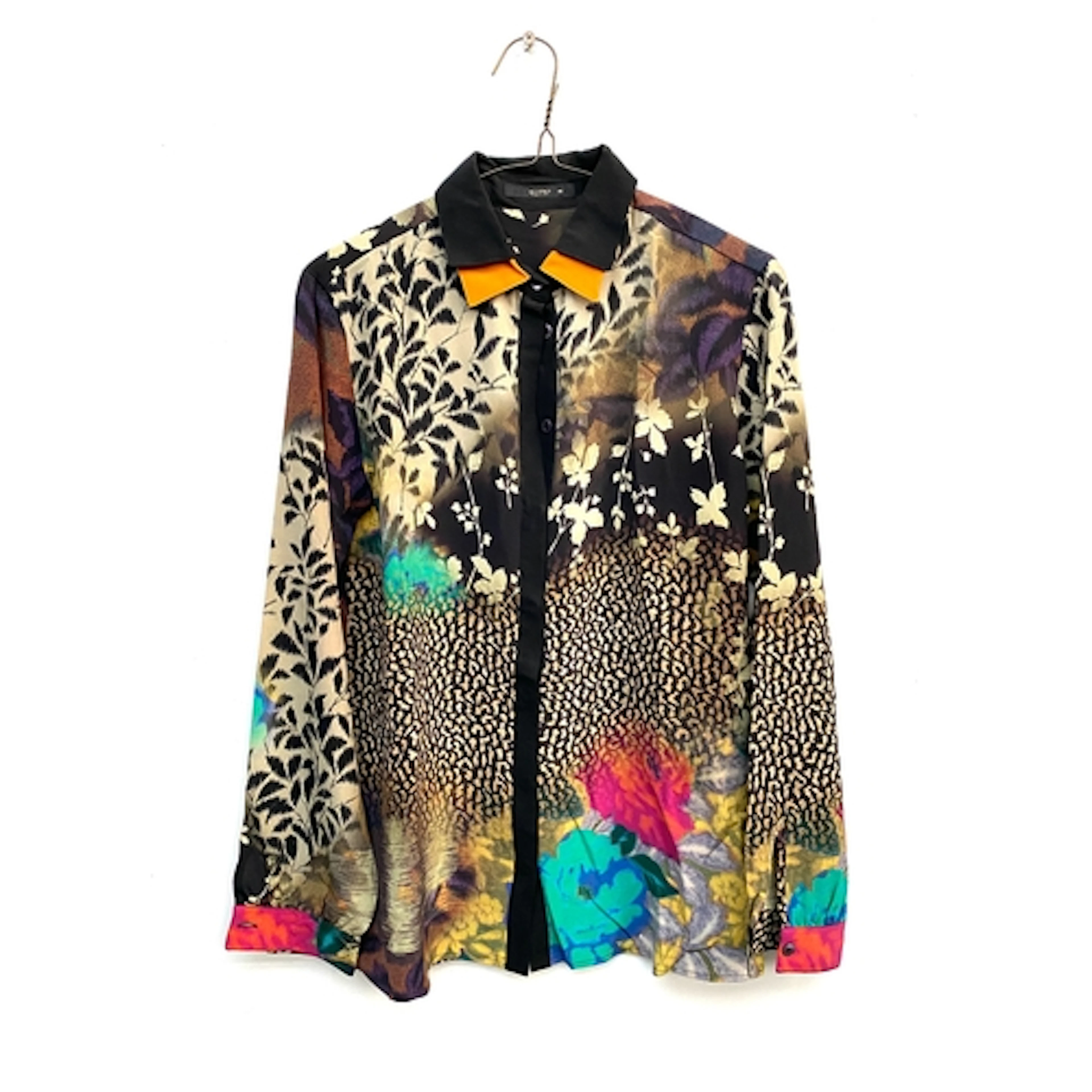 An Etro silk shirt, size 40; together with an Etro cotton sh...