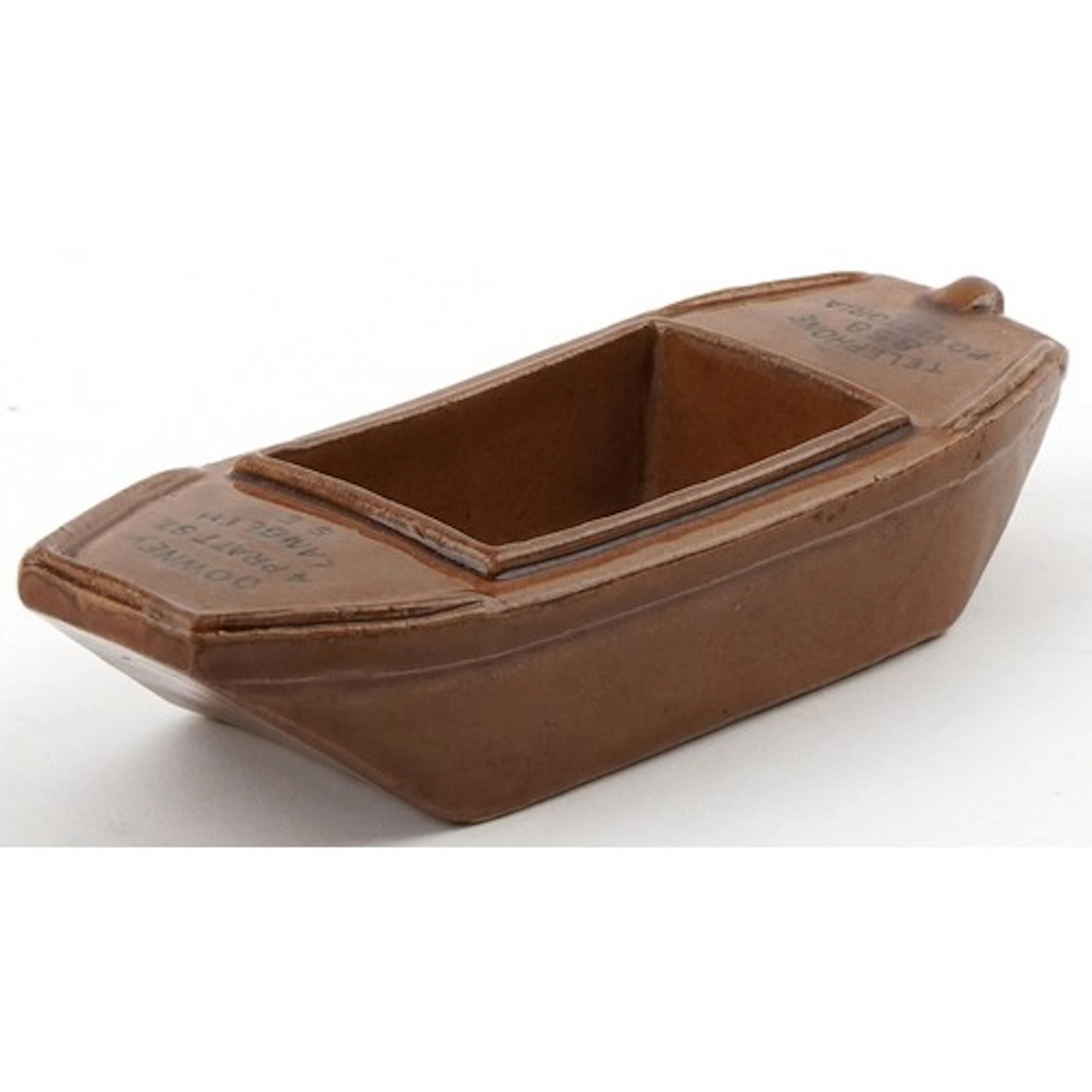 Doulton Lambeth stoneware advertising desk tidy in the form ...
