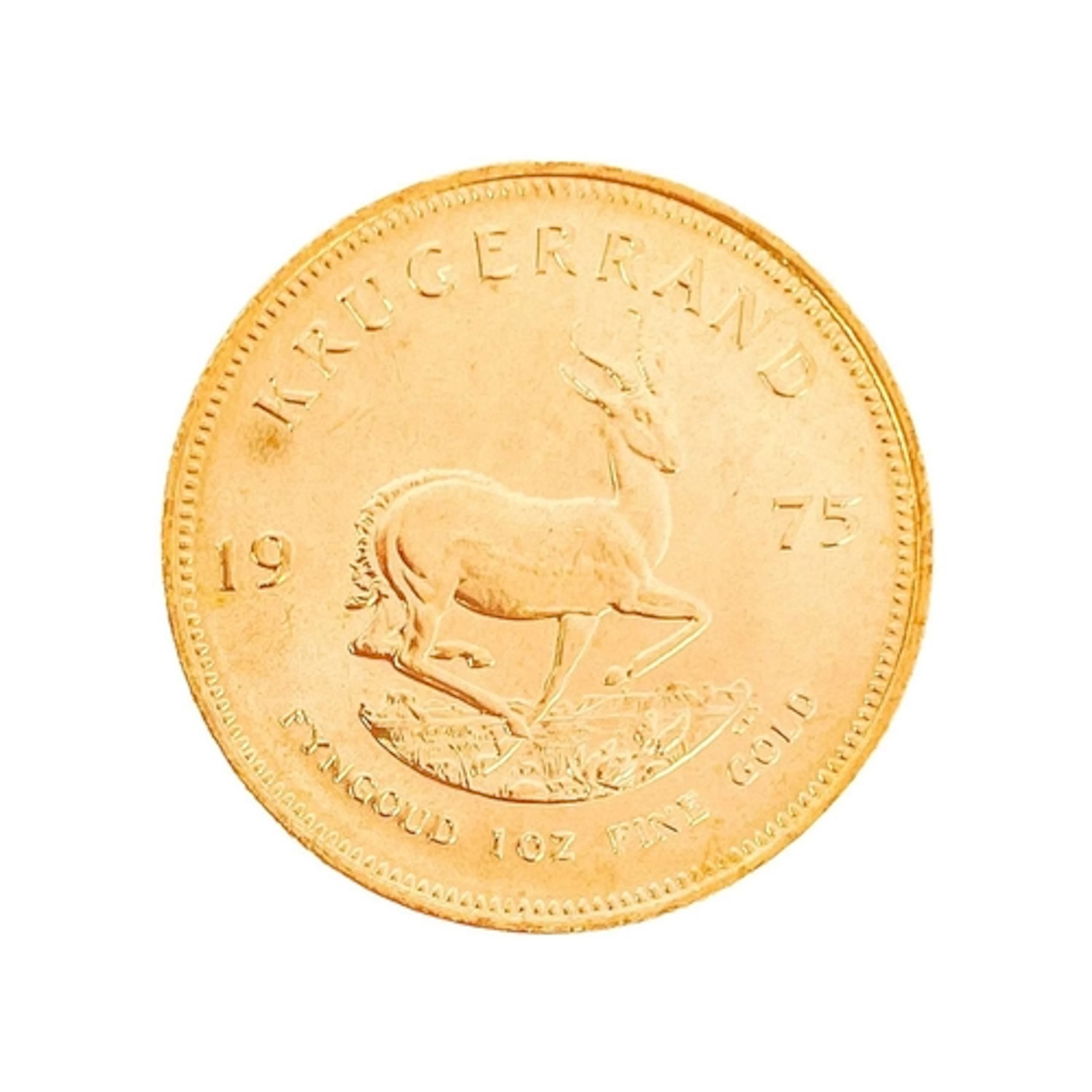 1975 Gold full Krugerrand. 1975 gold full Krugerrand in ef c...