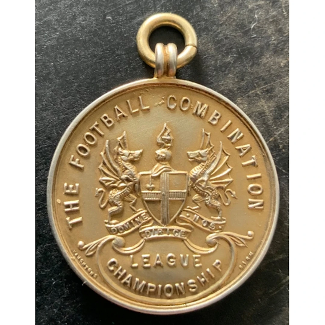 Arsenal 51/52 Reserves Football Medal: Runners Up silver hal...